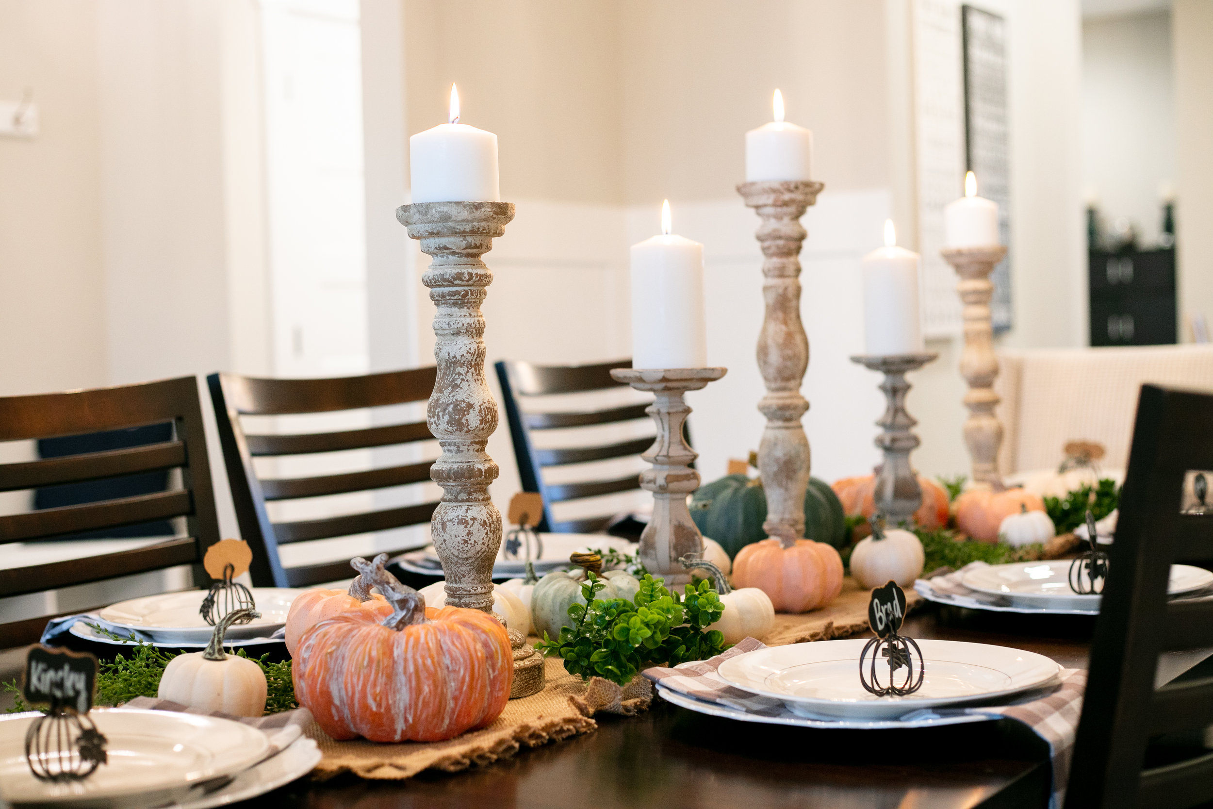 Muted Pumpkin Fall Styling — This New Old House