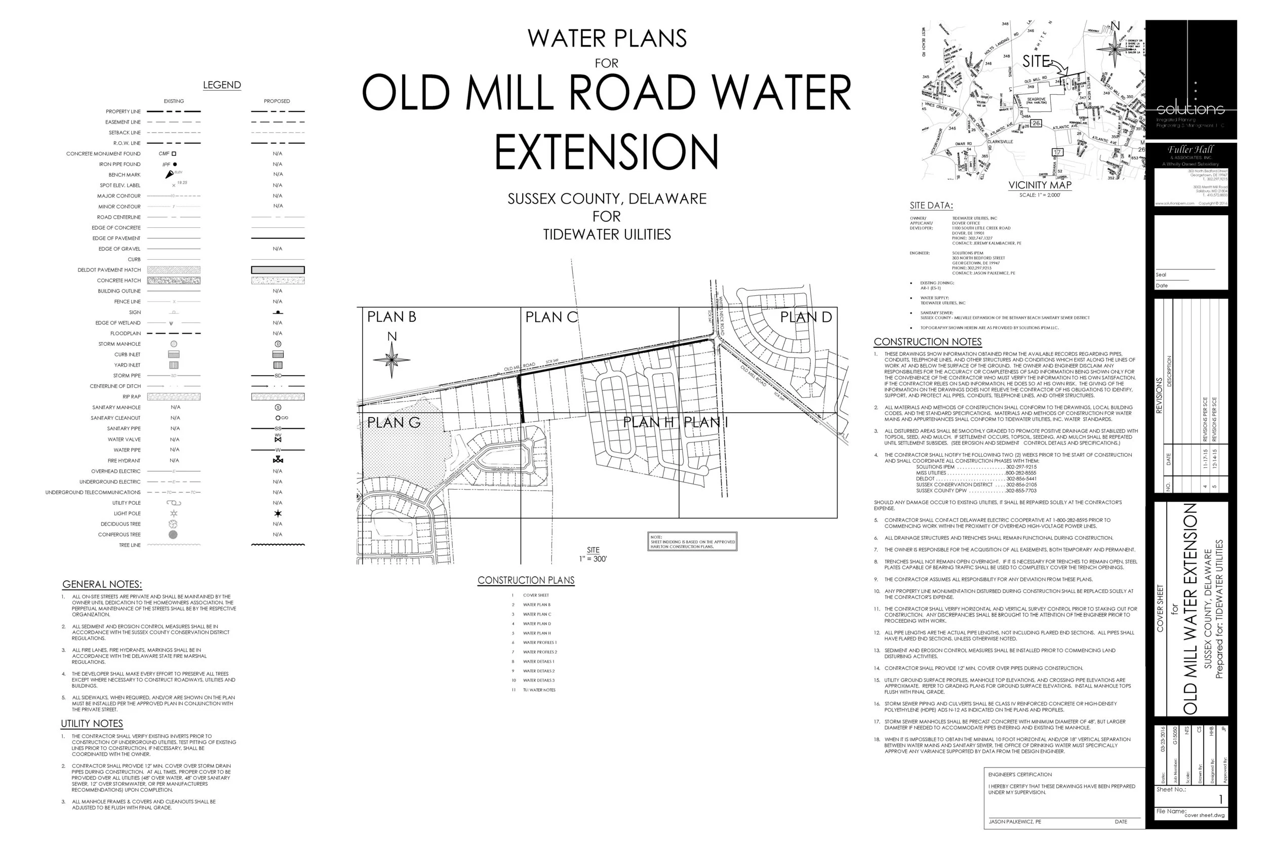 Old Mill Road Water Main Extension — Home