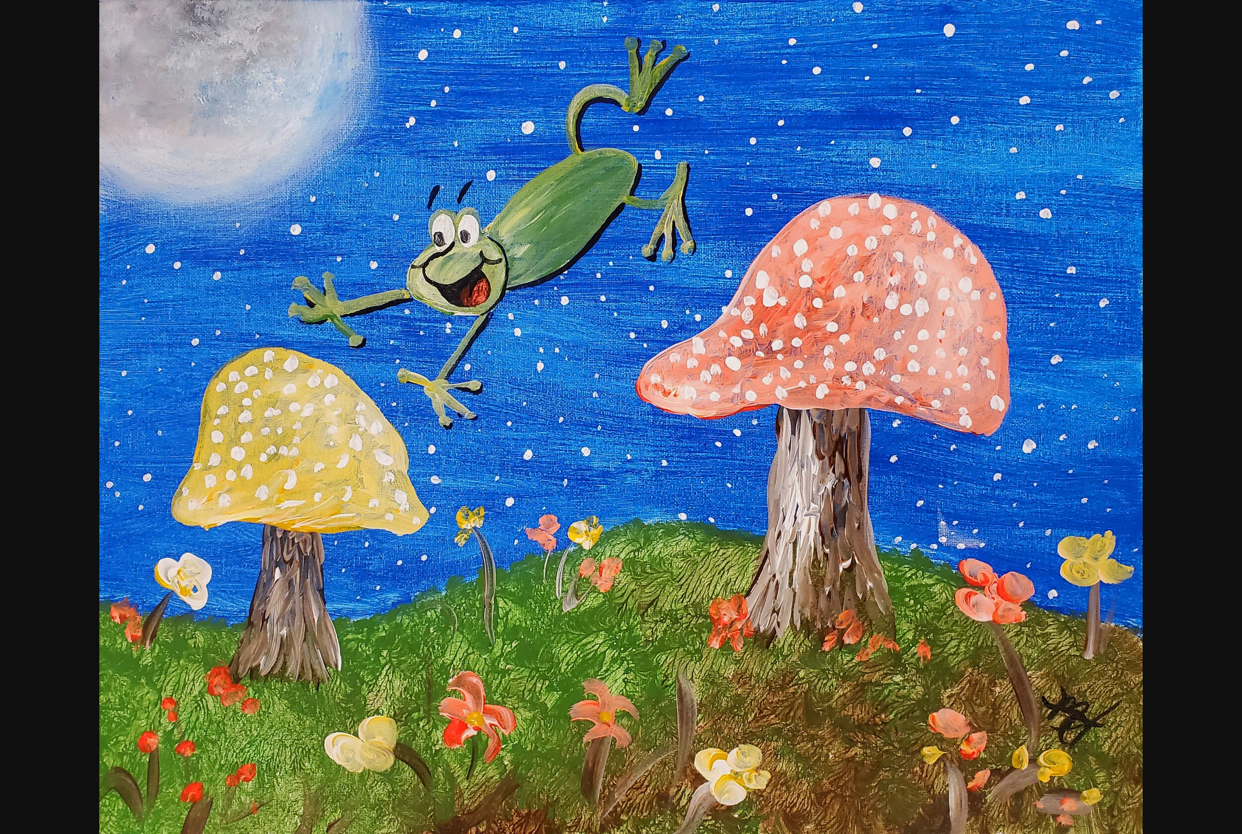 Mushroom Leap Frog