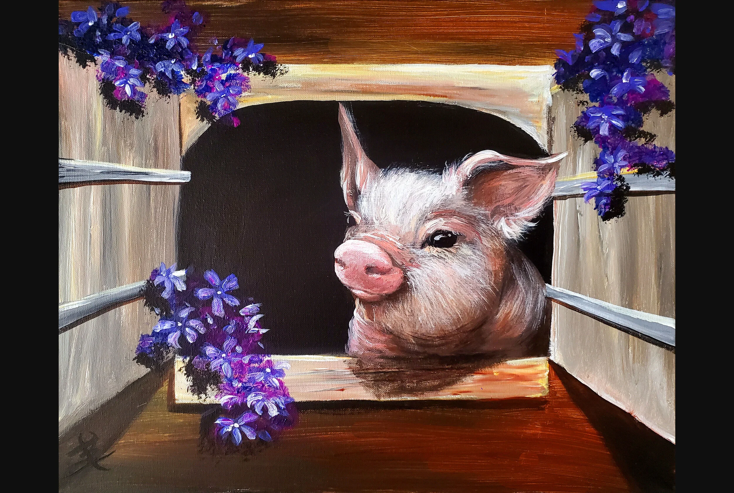 Periwinkle Pig