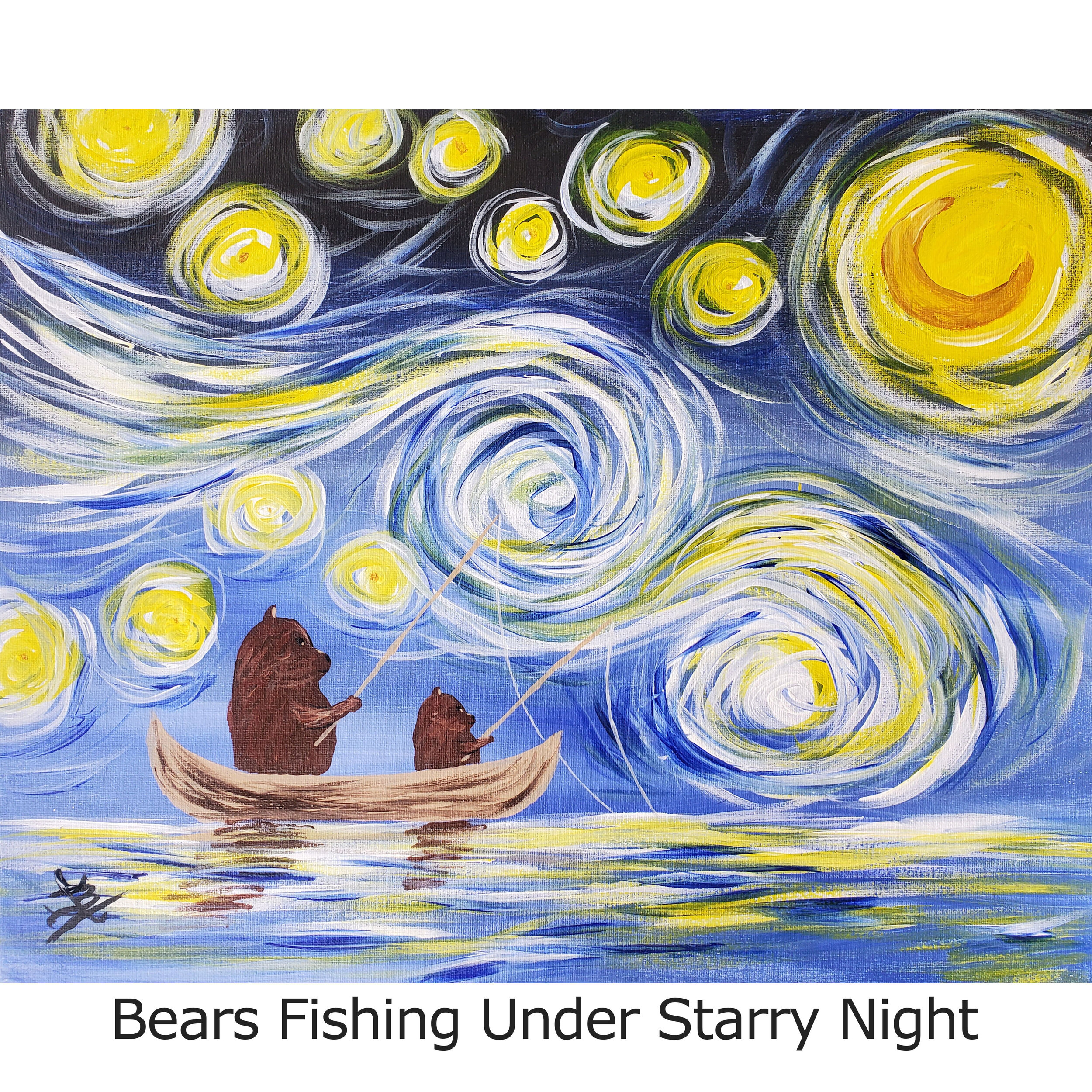 BearsFishingUnderStarryNightVideo.jpg
