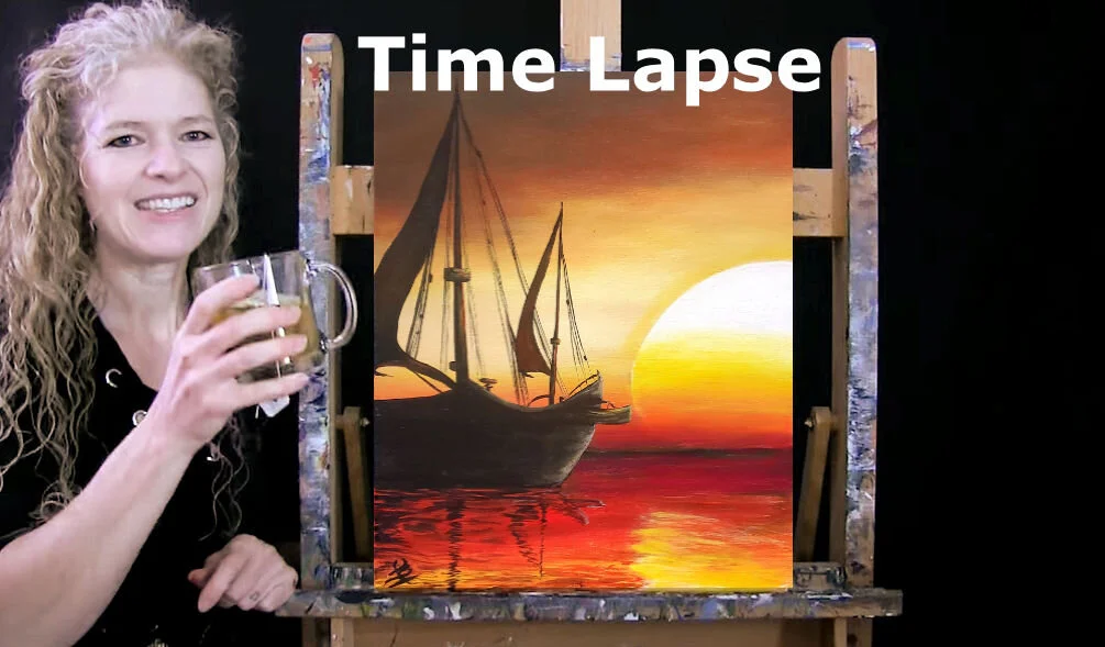 Sunset Sailboat