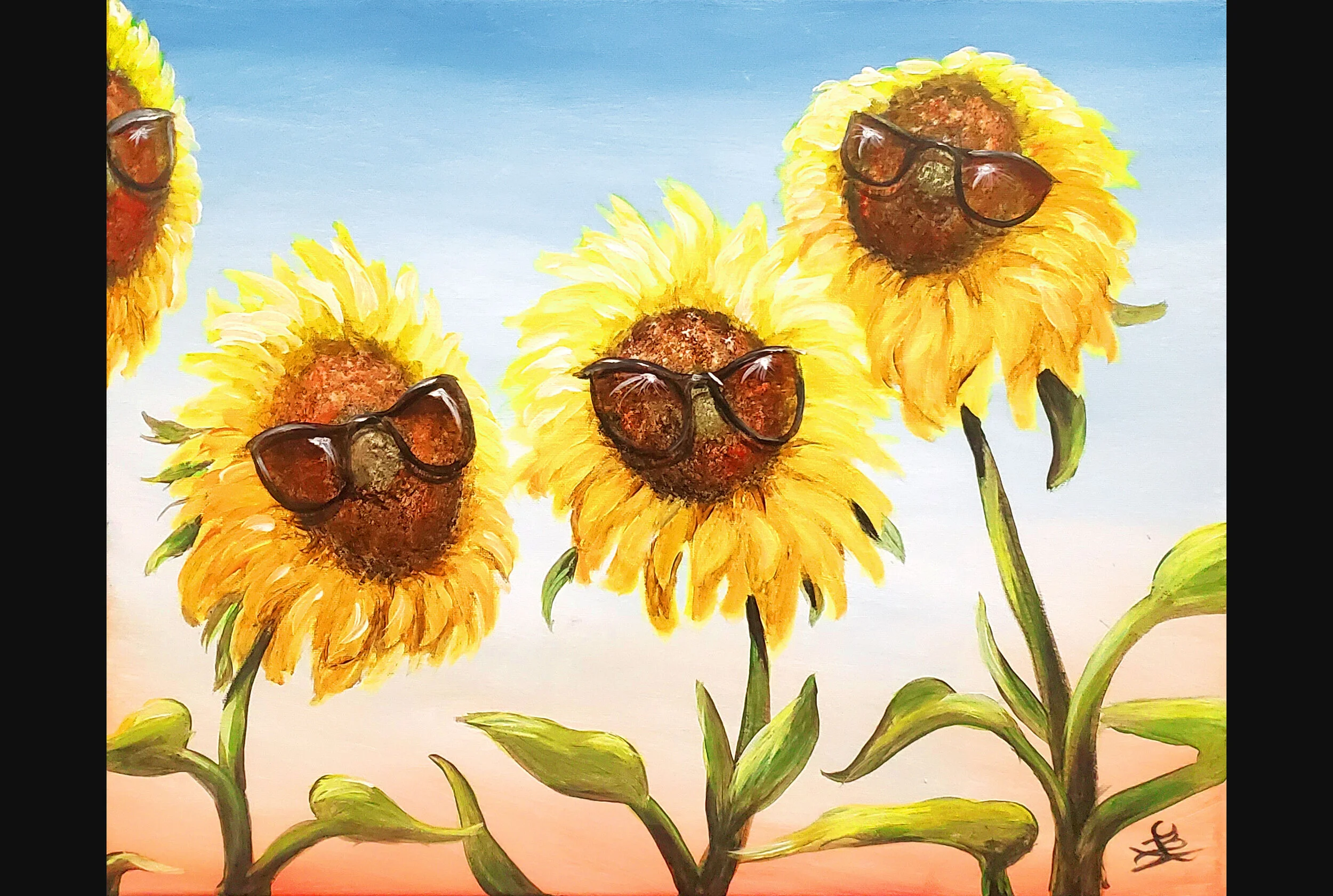 Sun Loving Sunflowers