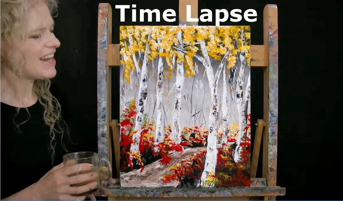 Fall Birch Trees