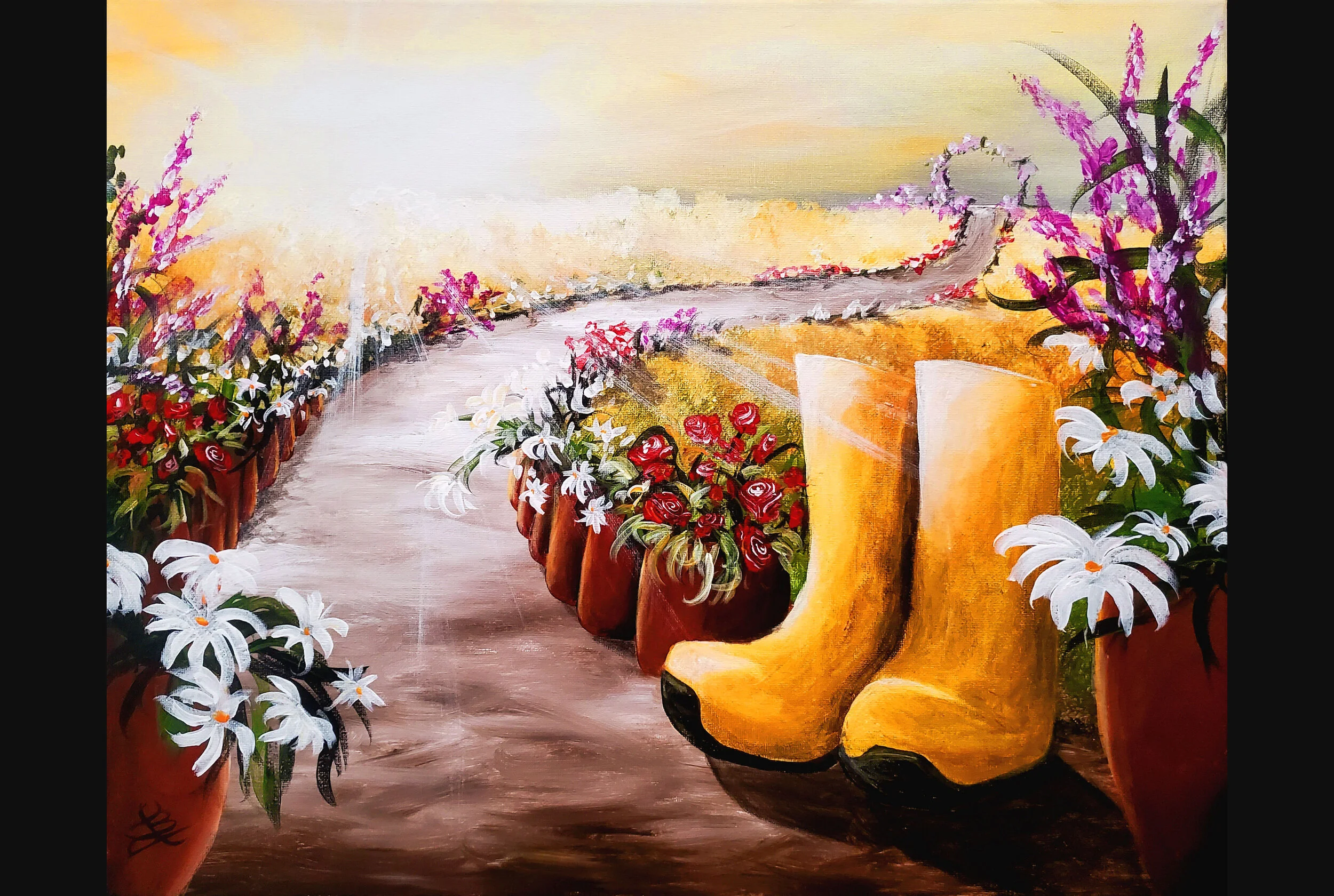Sunrise Garden Walkway