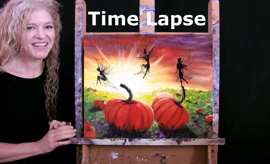 Playful Pumpkin Fairies