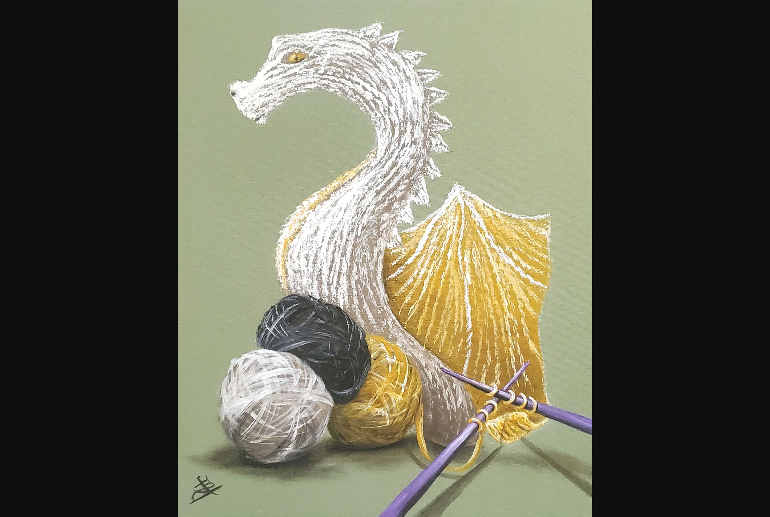 Knitted Dragon