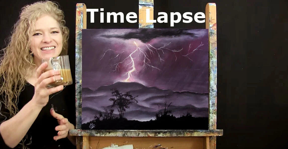 Lightning Over Mountain