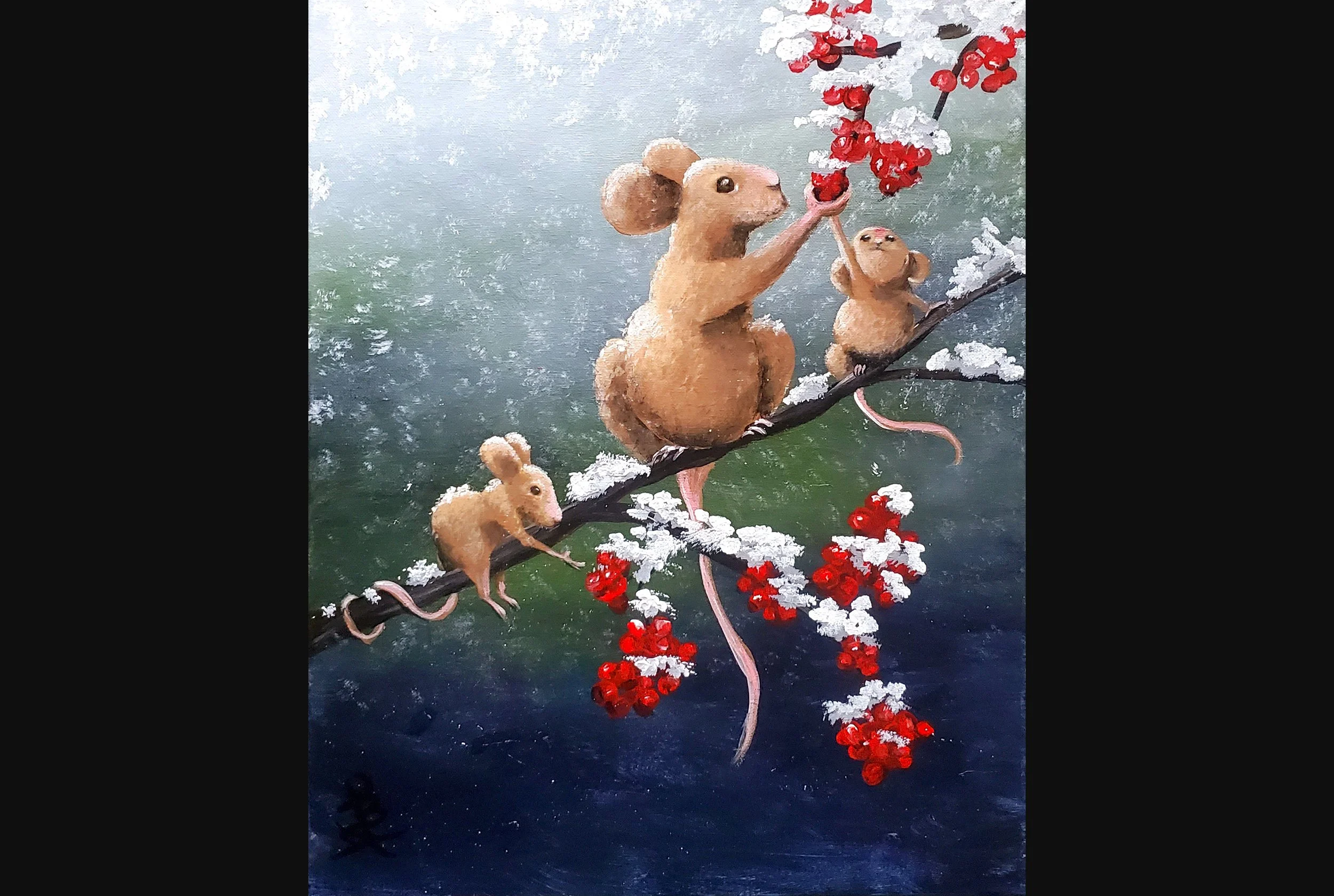 Berry Picking Mice
