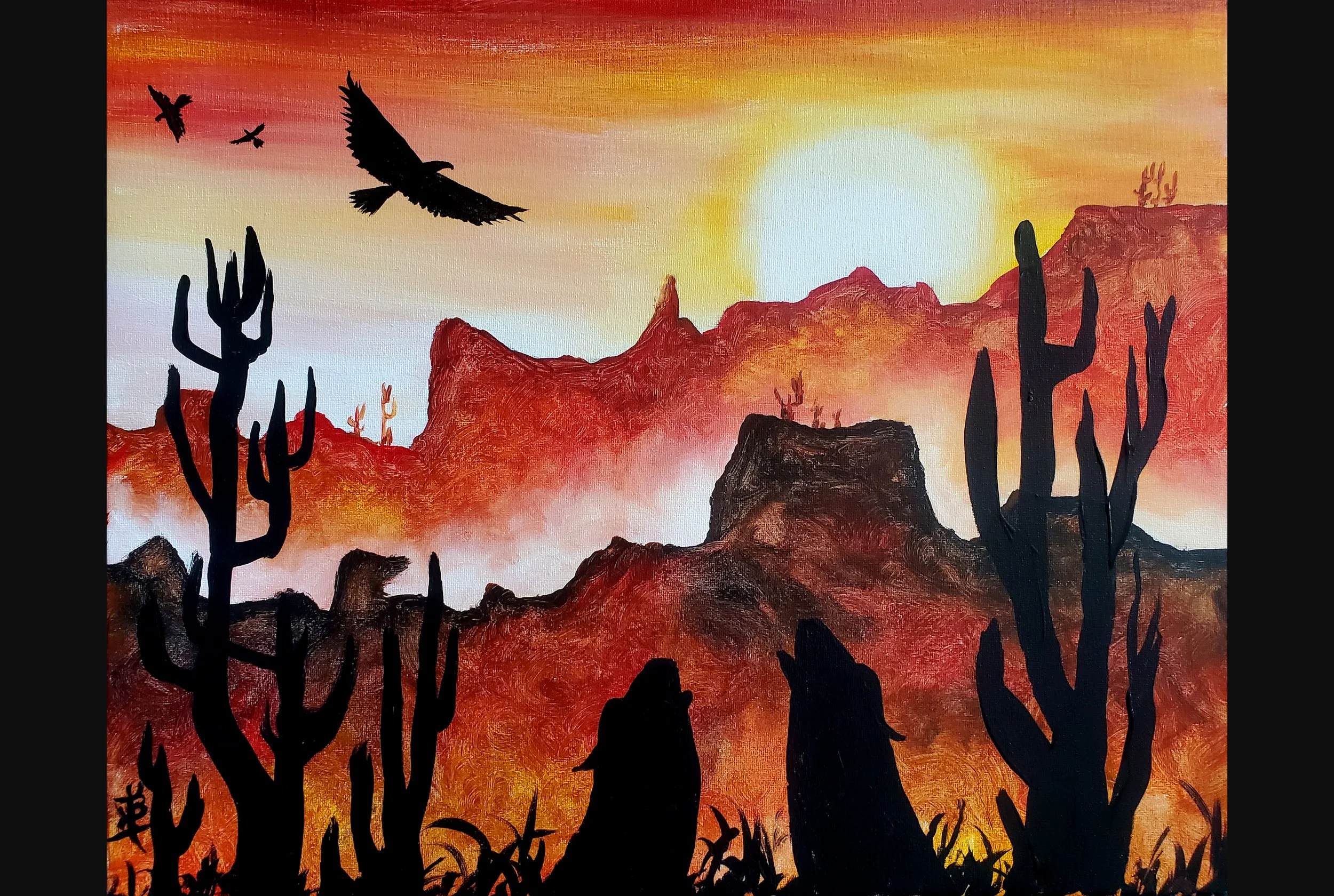 Coyote Sunset