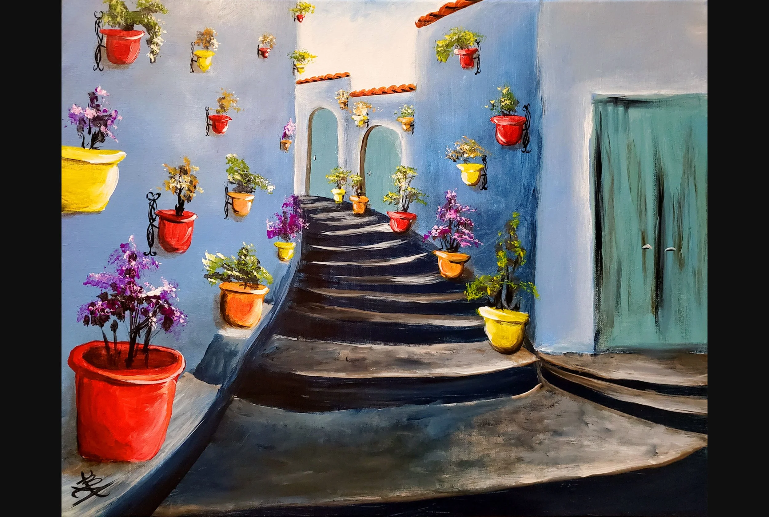Blue Moroccan City