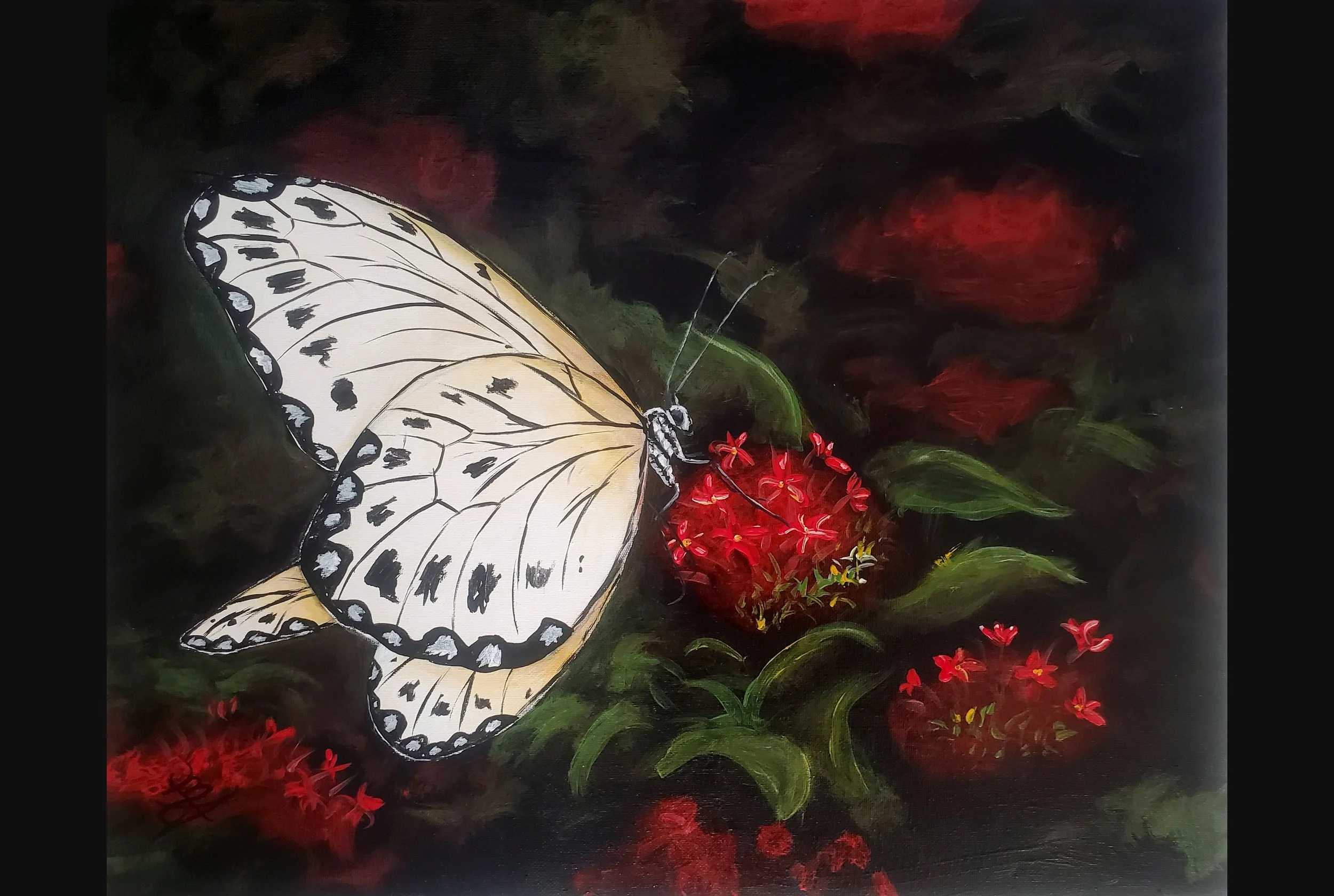 Butterfly and Flowers
