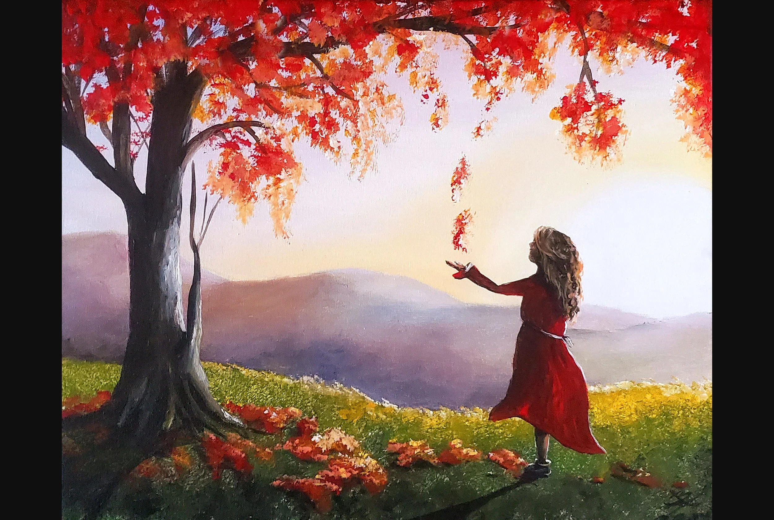 Catching Fall Leaves