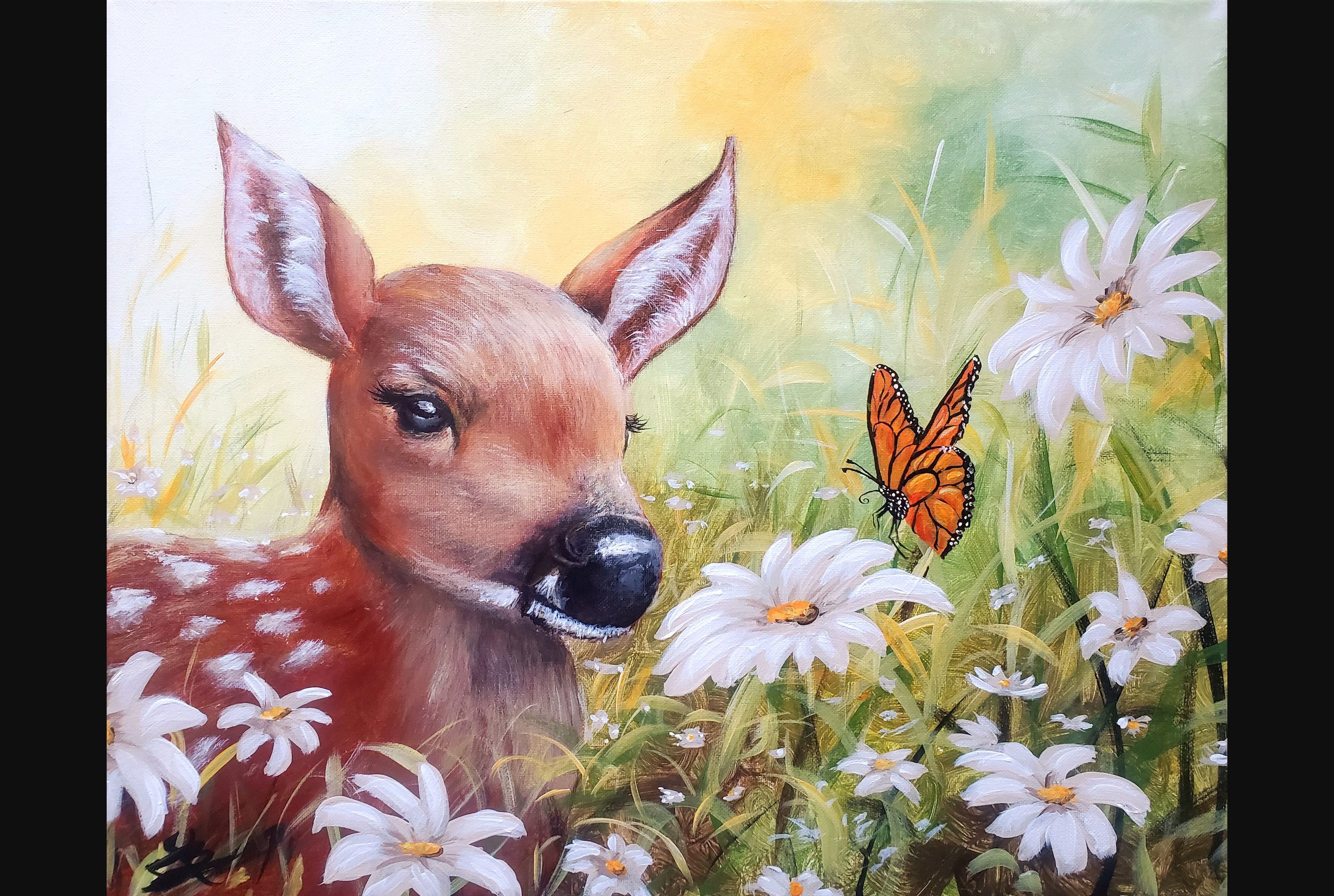 Deer and Butterfly