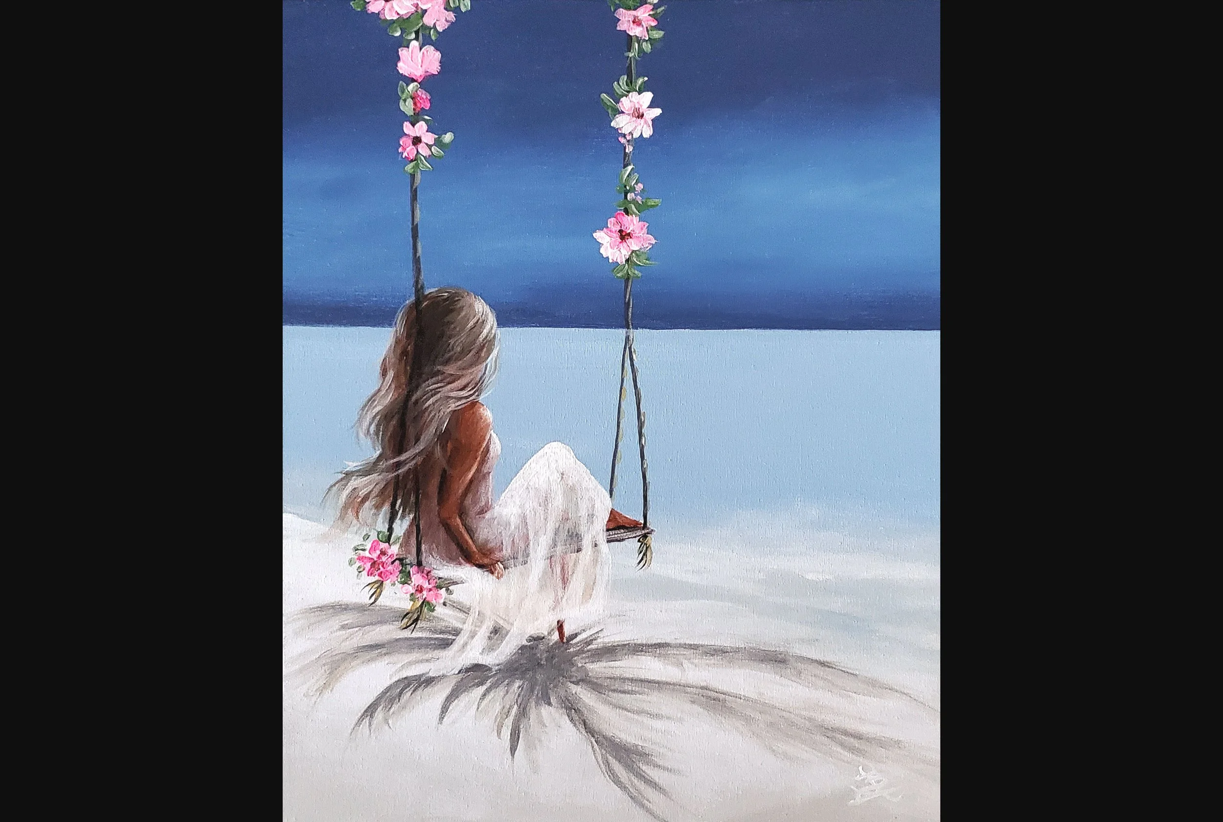 Summer Seascape Swing