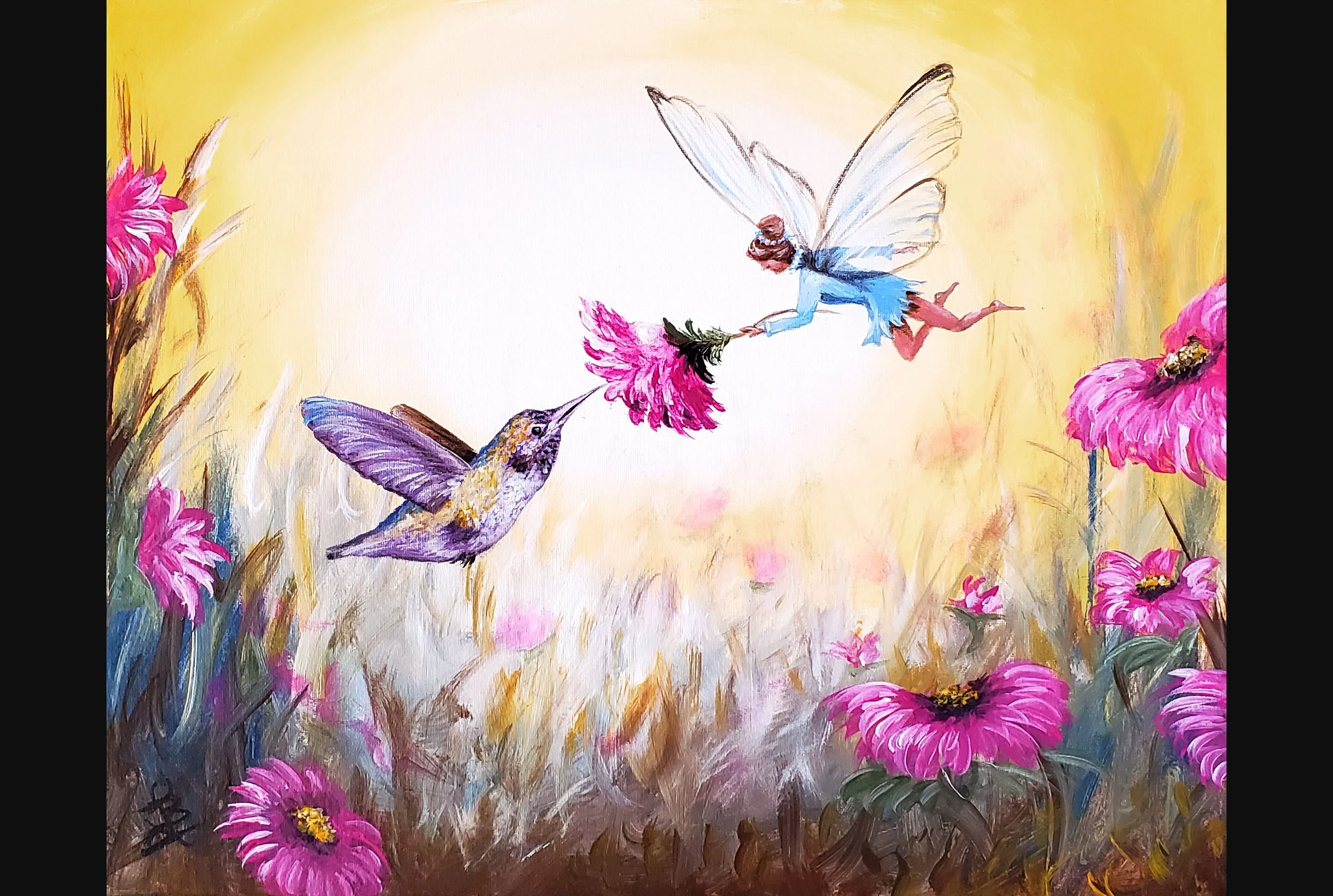 Hummingbird and Fairy