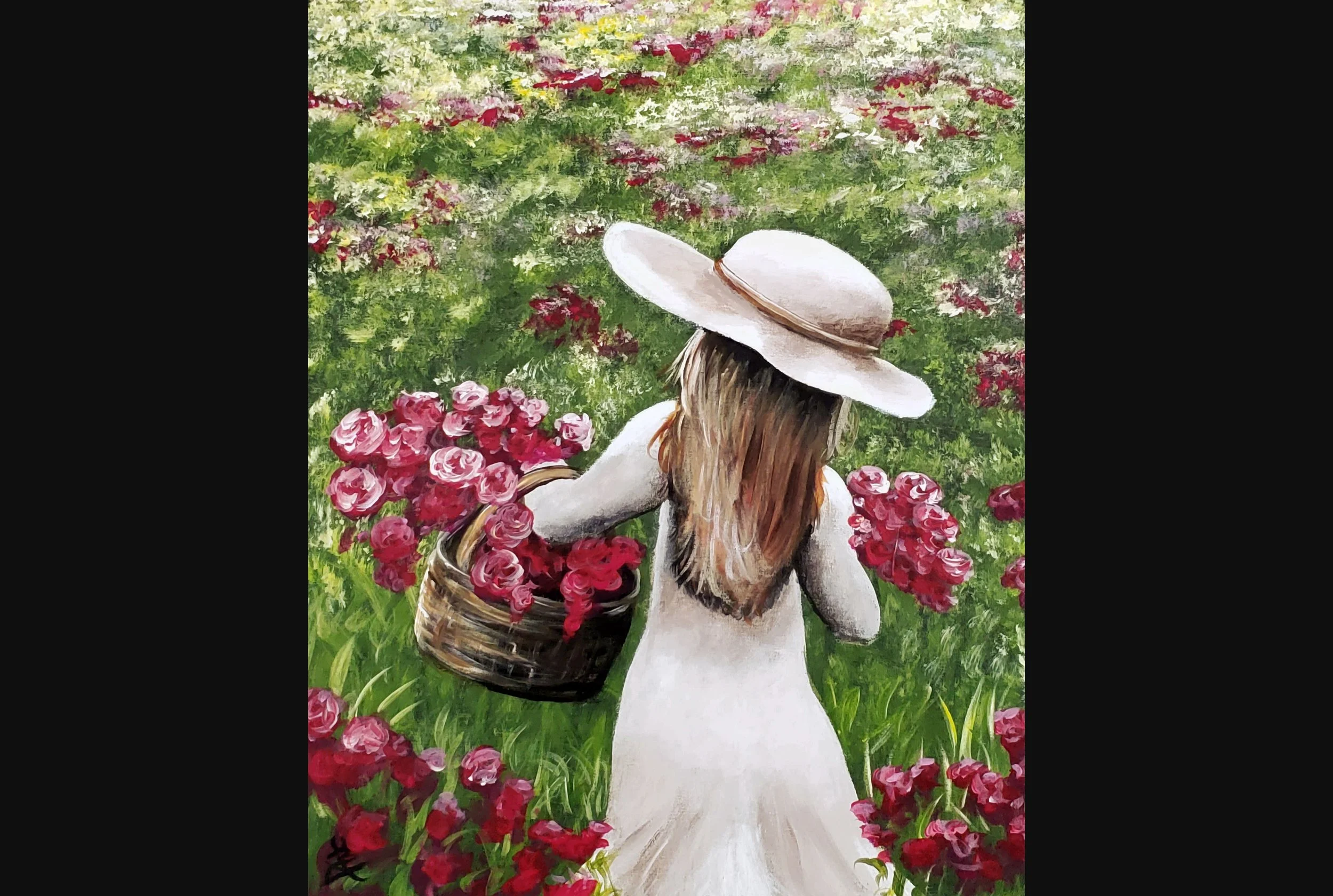 Picking Spring Flowers