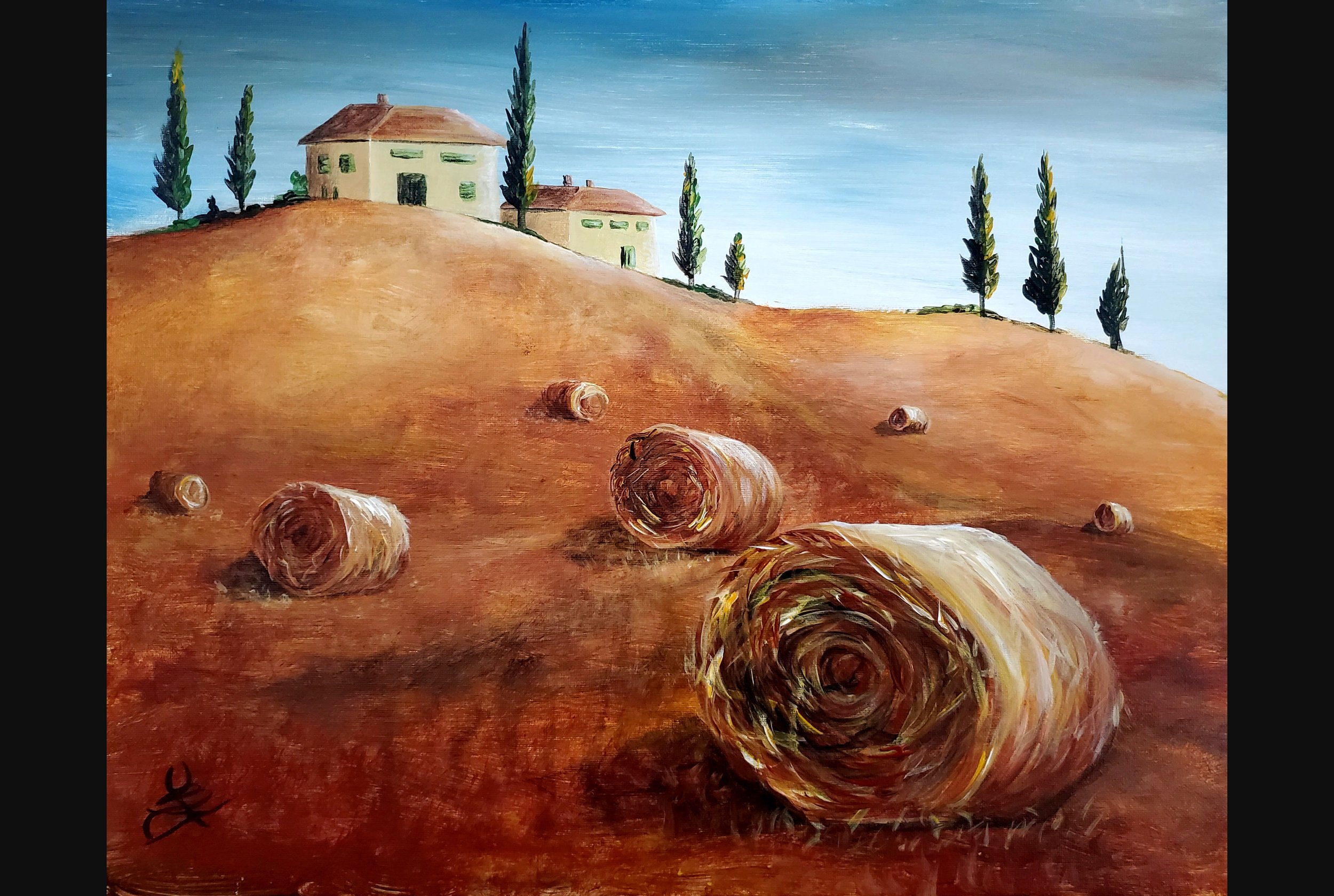 Tuscan Hayfield