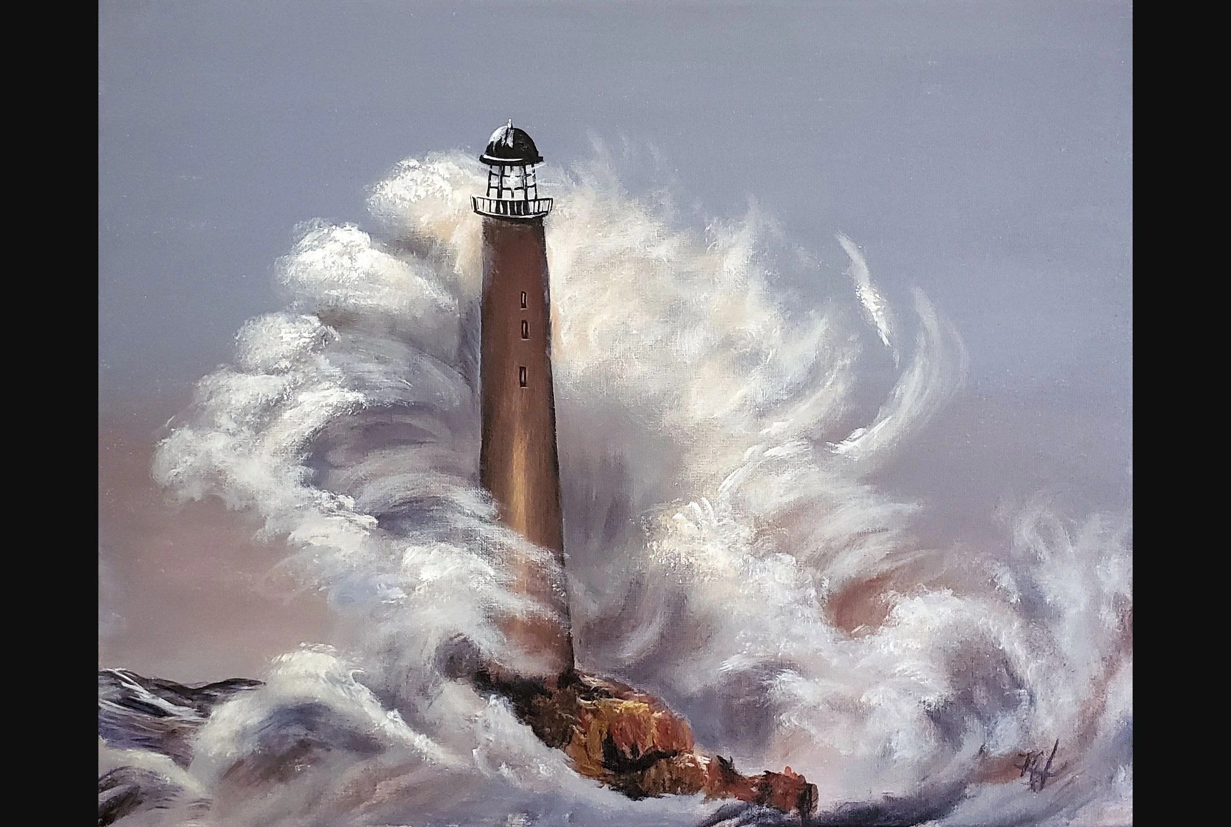 Ocean Wave Lighthouse