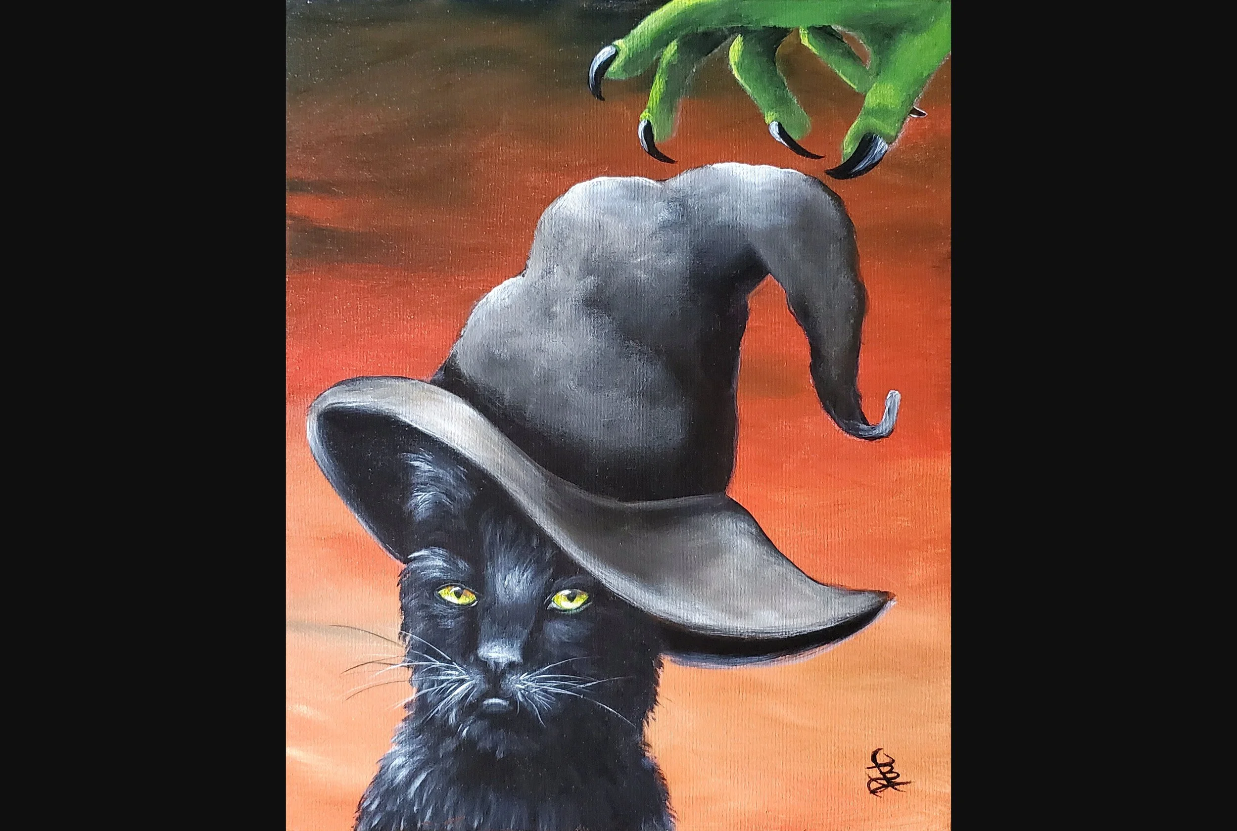 Black Cat and Hat