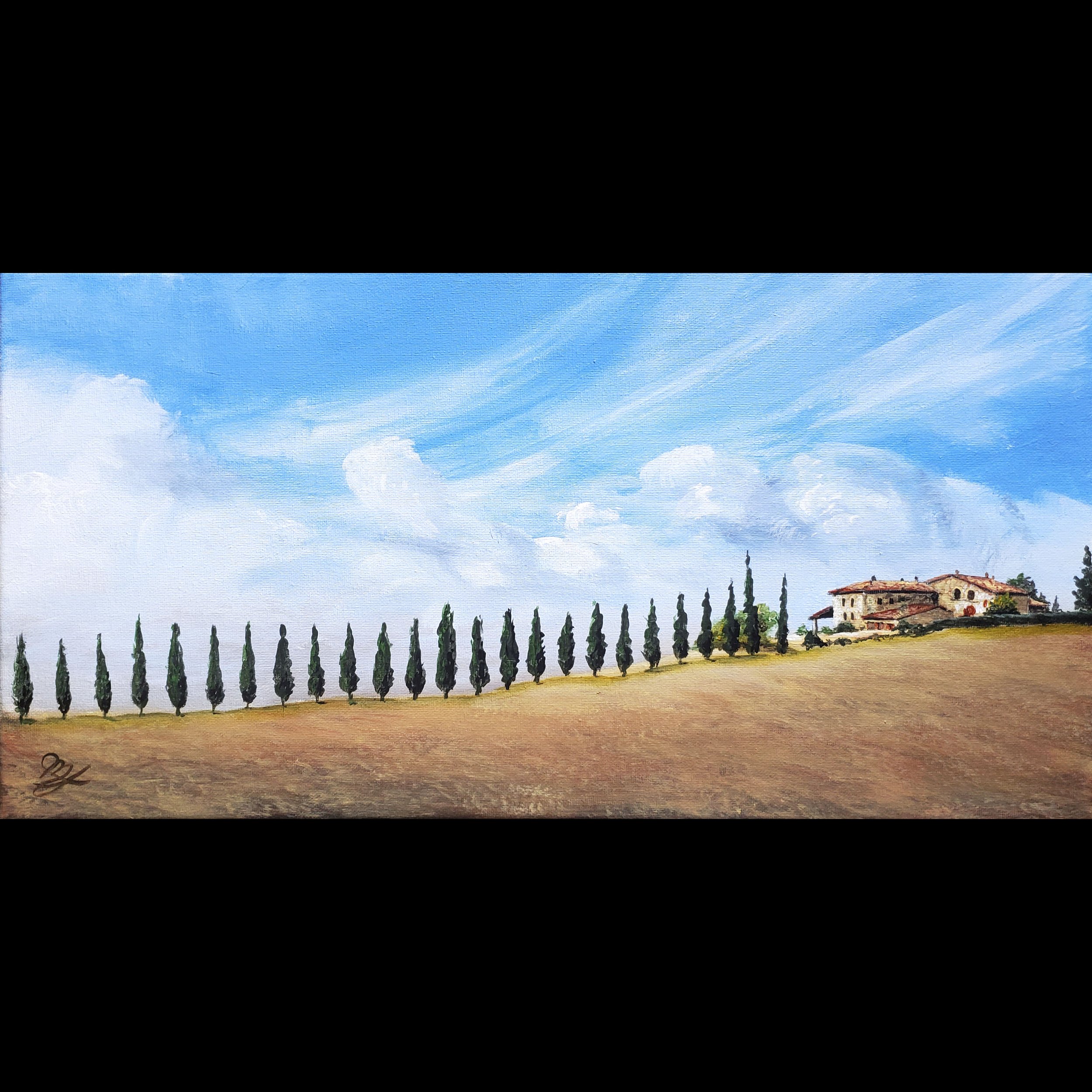 Tuscan Villa Landscape