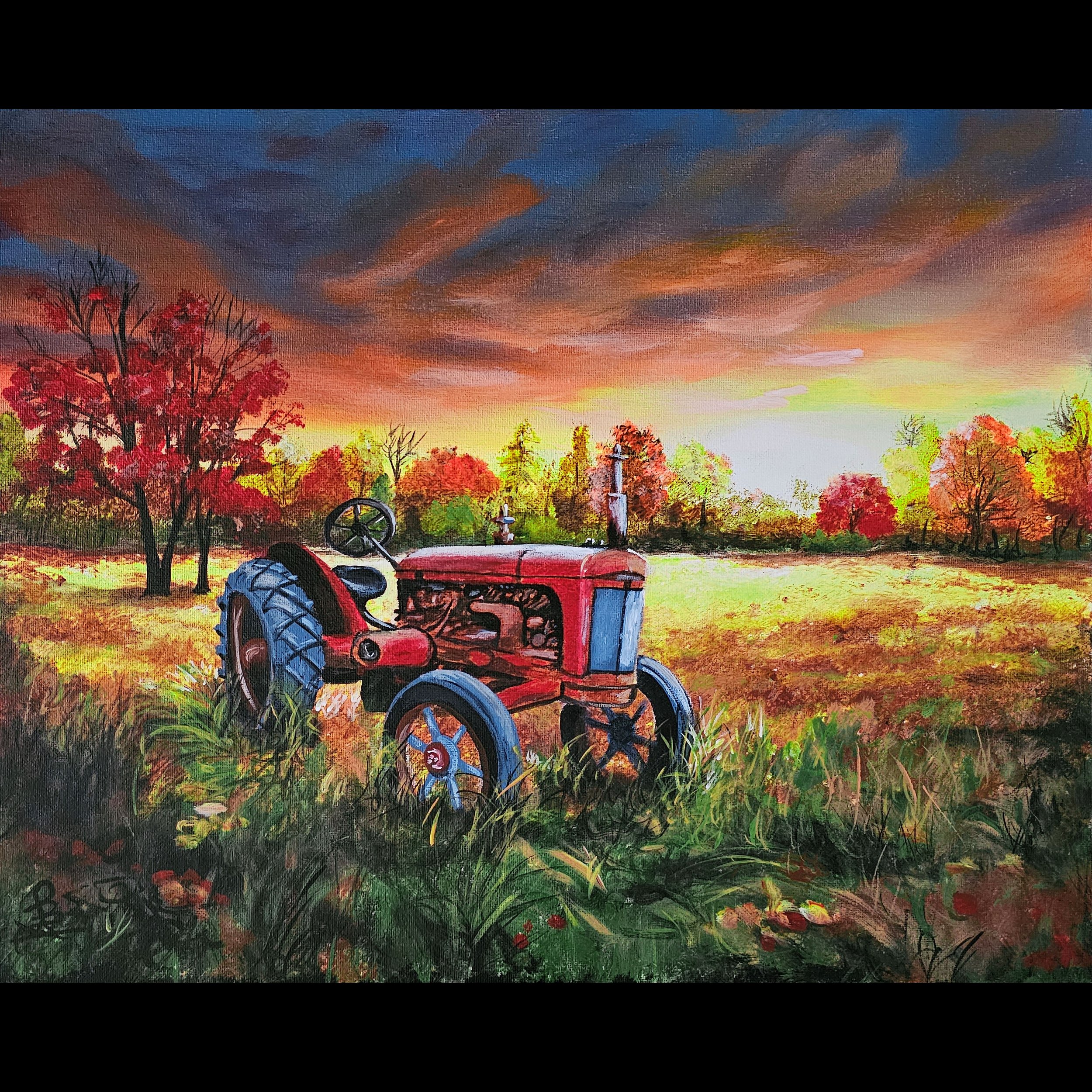 Autumn Tractor