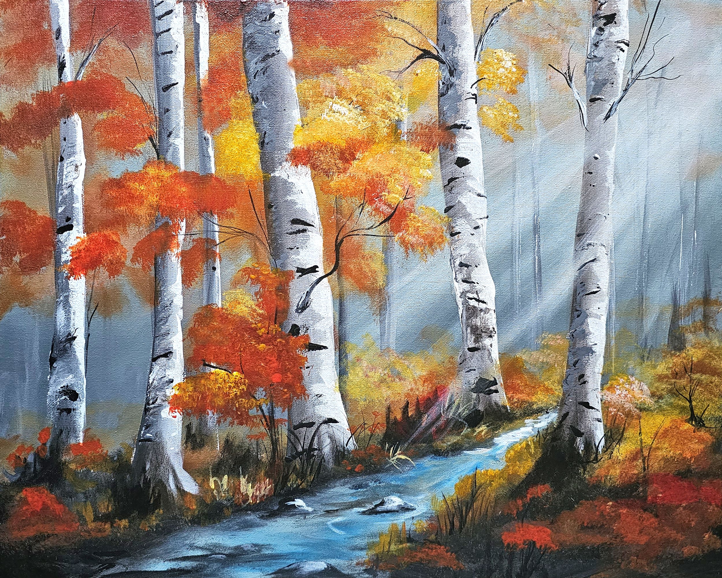 Autumn Birch Forest