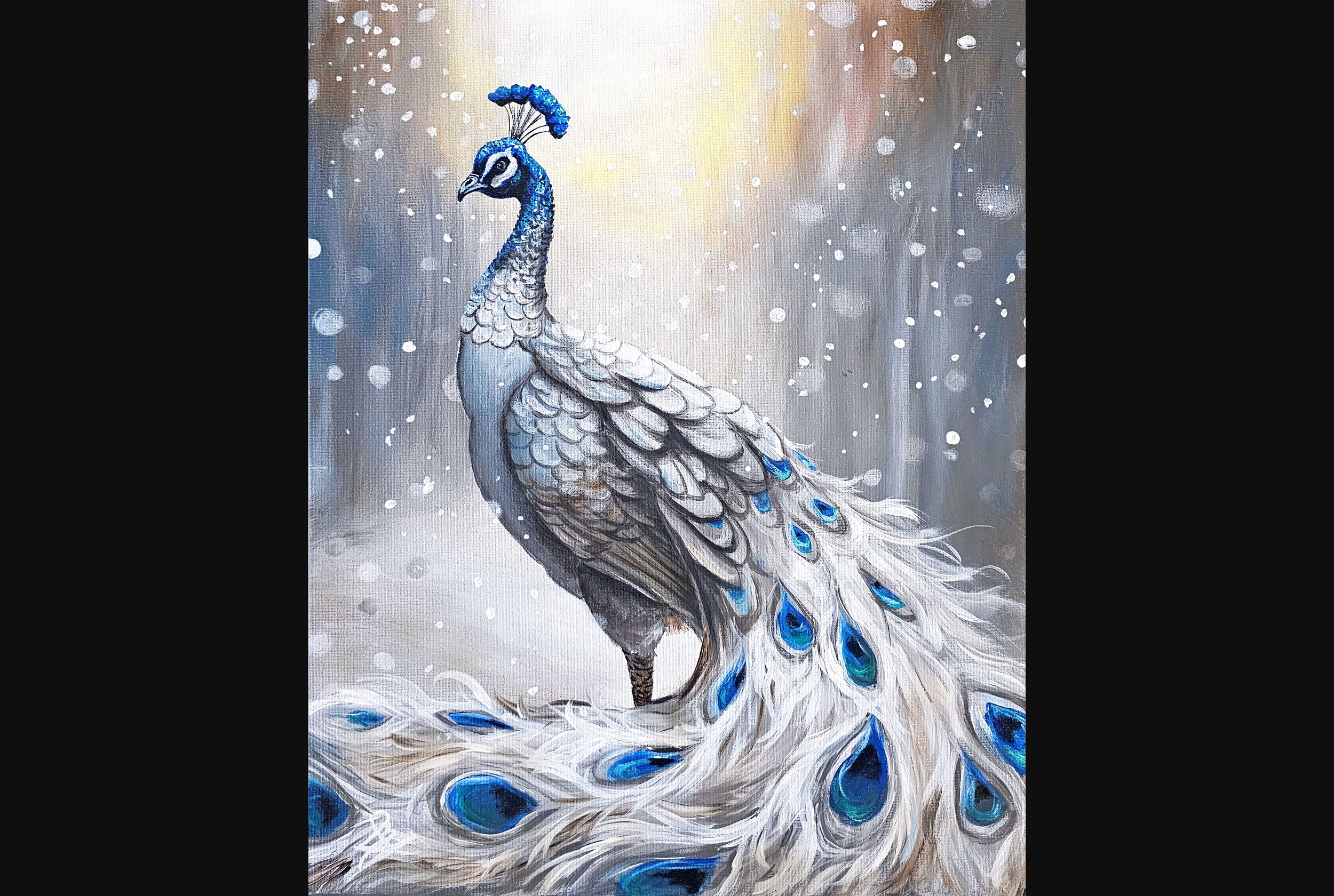 Winter Peacock