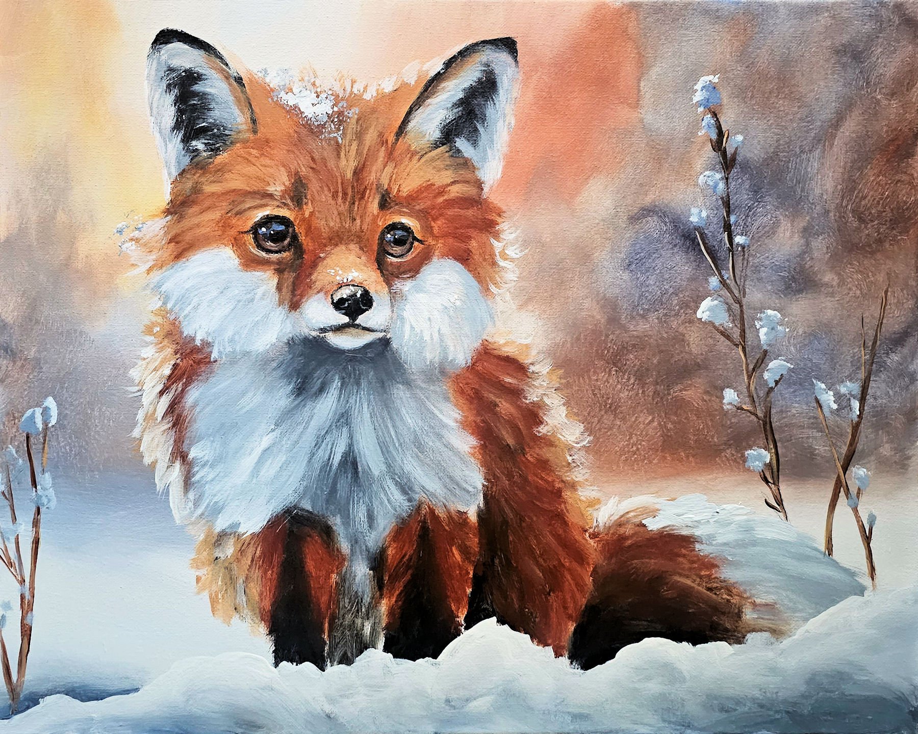 Baby Winter Fox