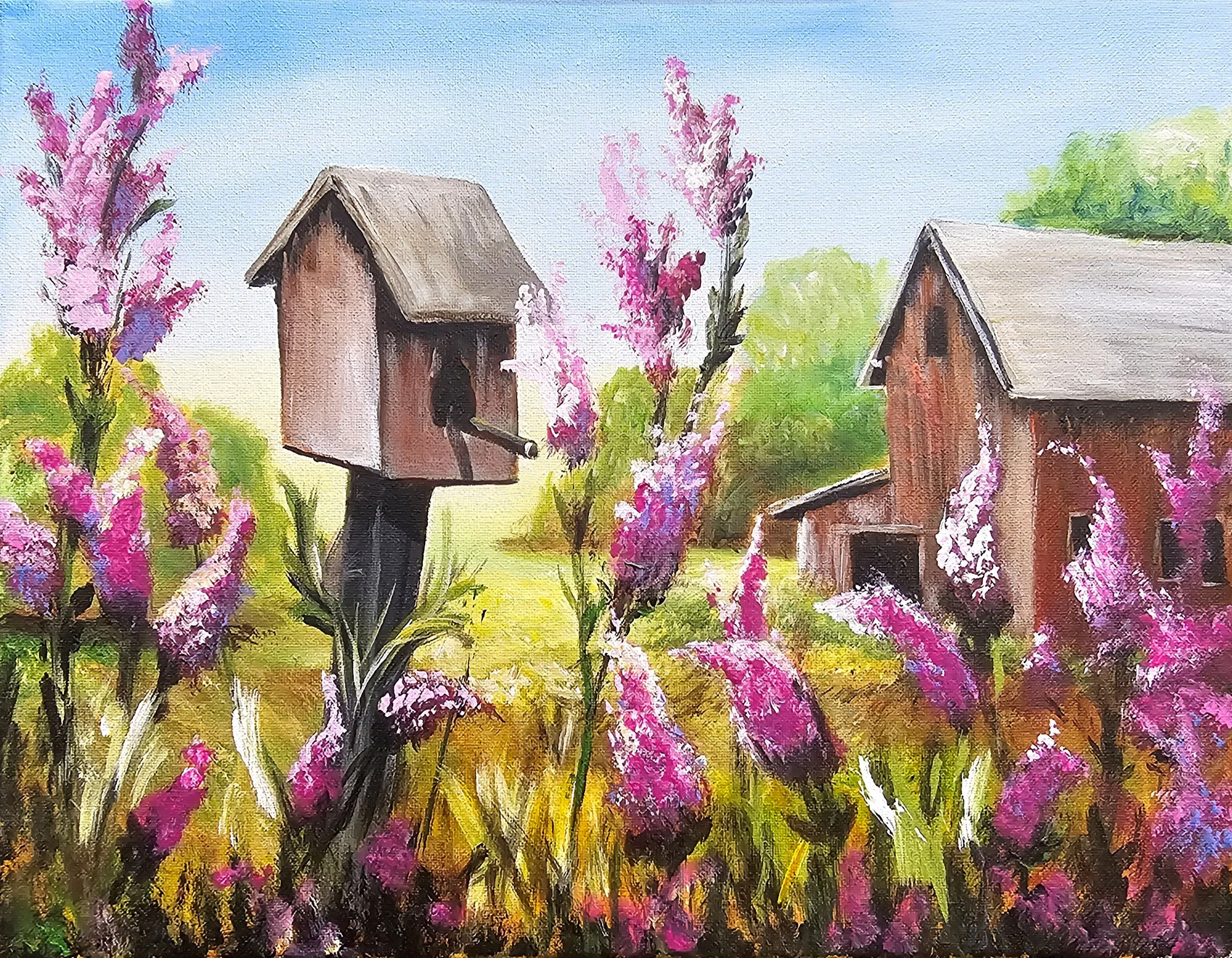 Country Birdhouse and Barn