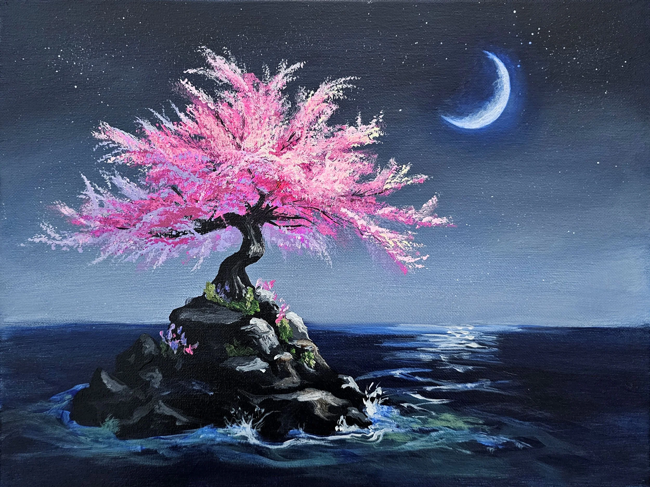 Blossoming in the Moonlight