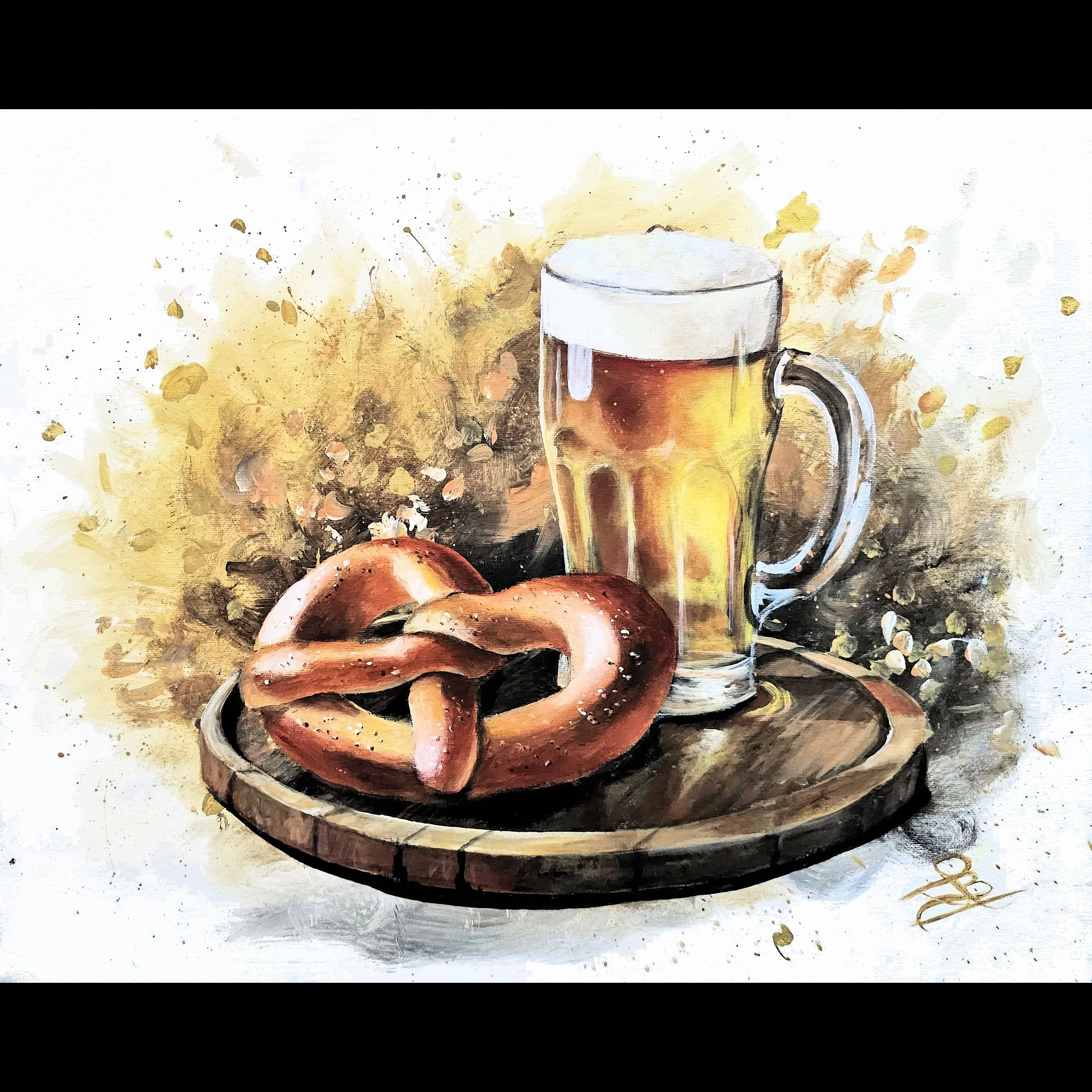Beer and Pretzel