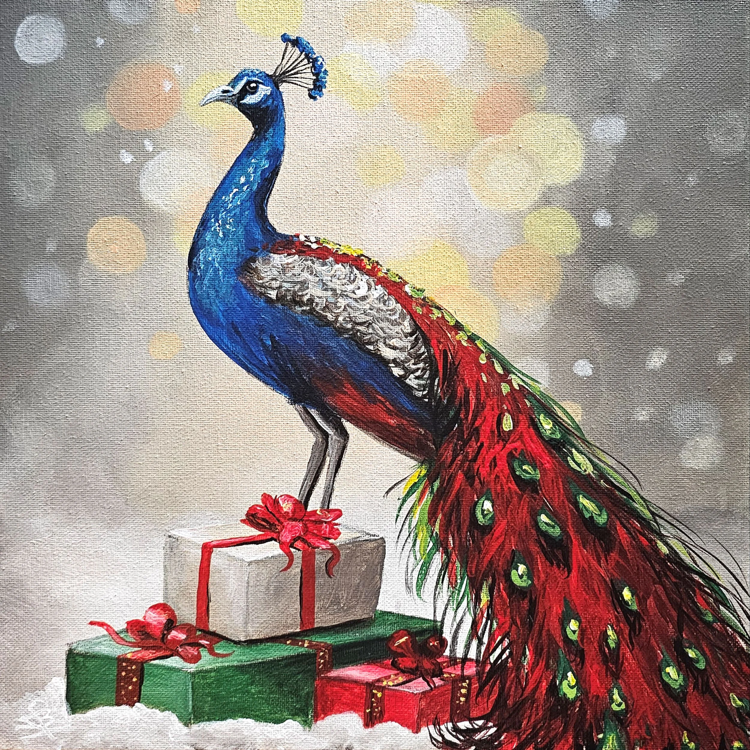 Christmas Peacock