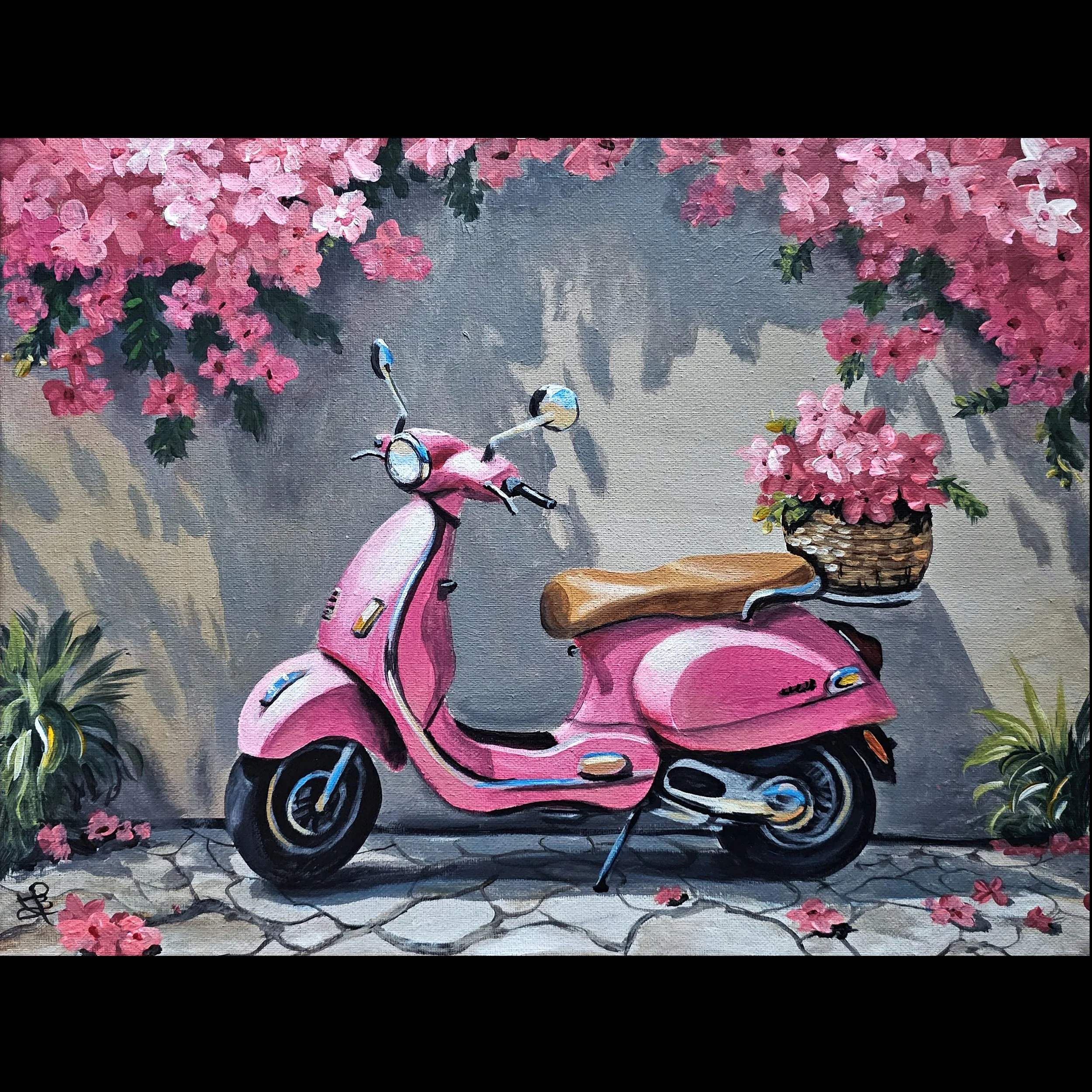 Pink Scooter