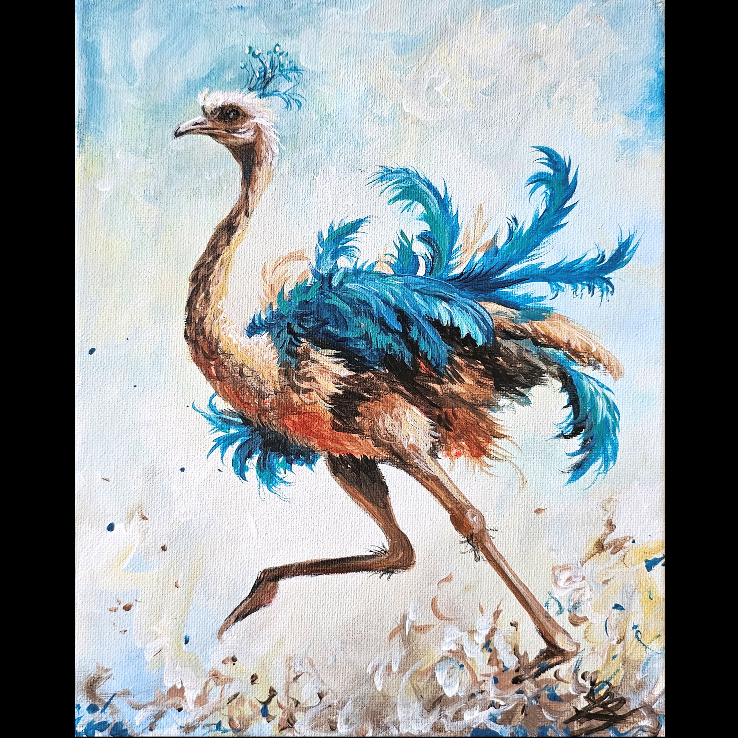 Ostrich on the Run
