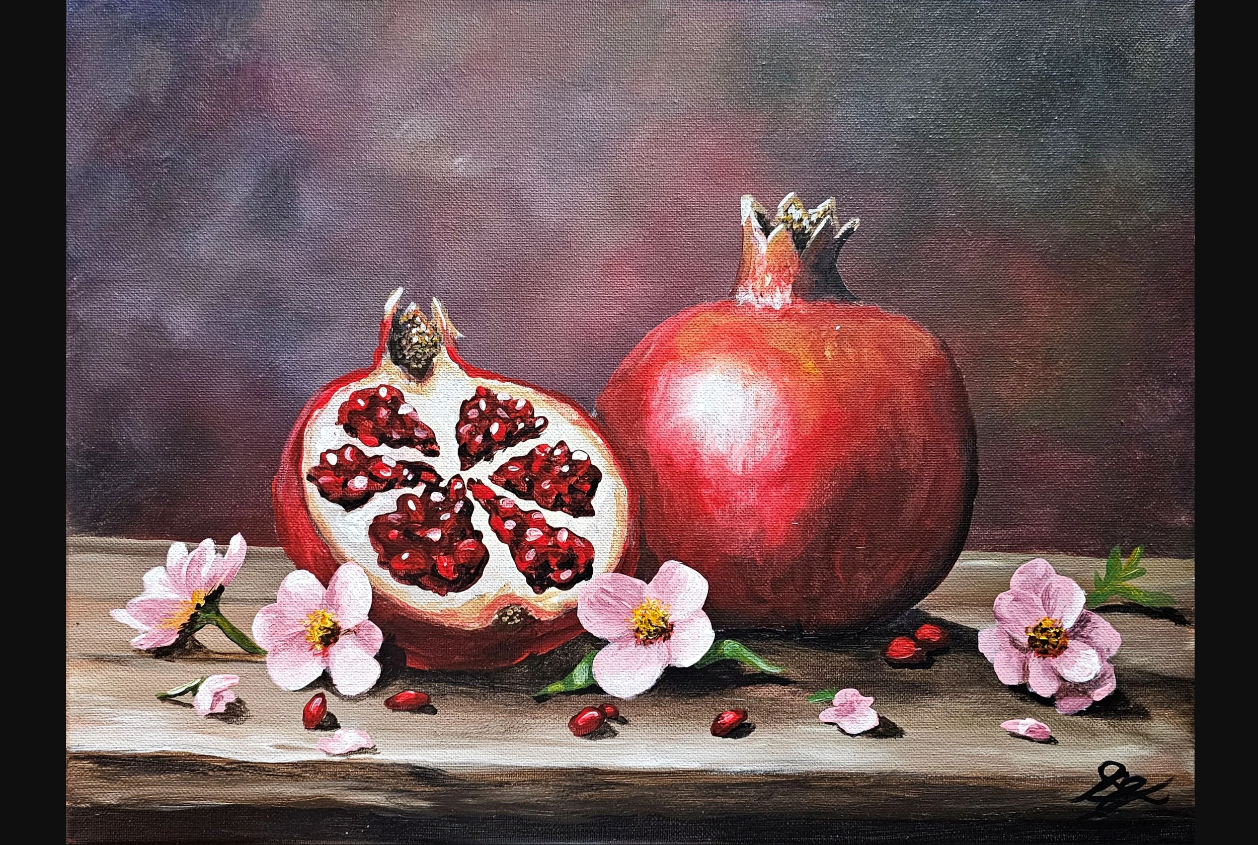 Primrose and Pomegranate