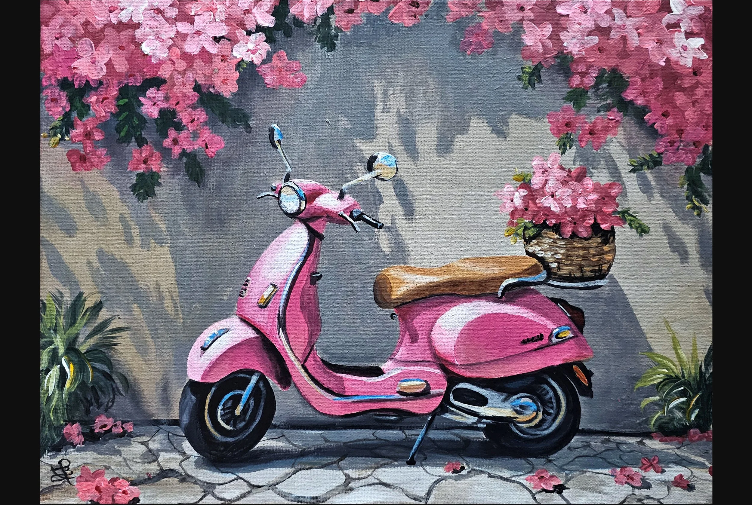 Pink Scooter