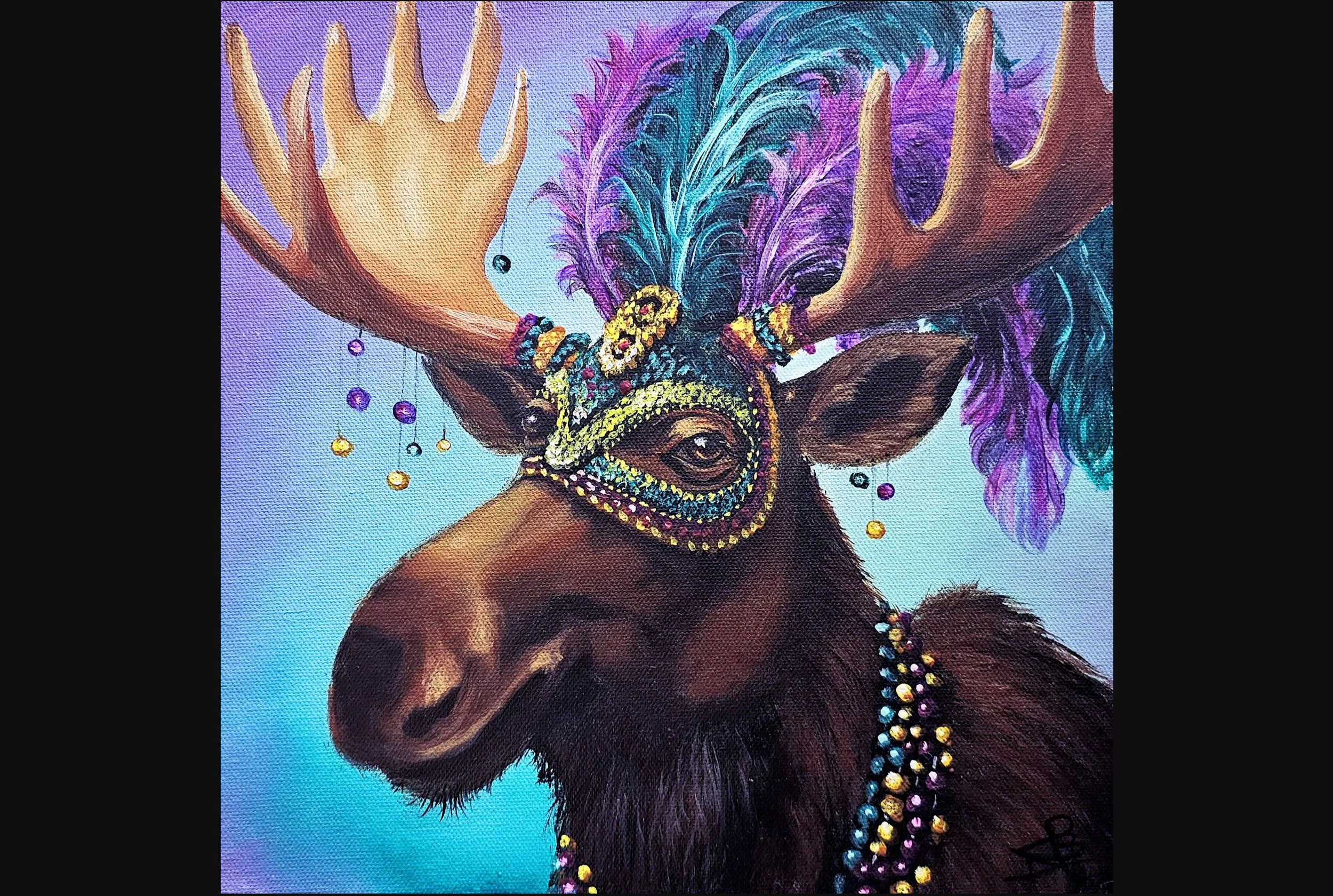 Mardi Gras Moose