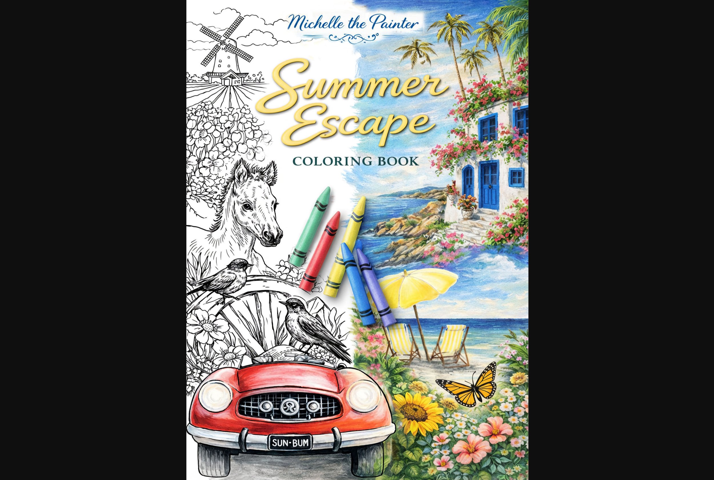 Summer Escape Coloring Book