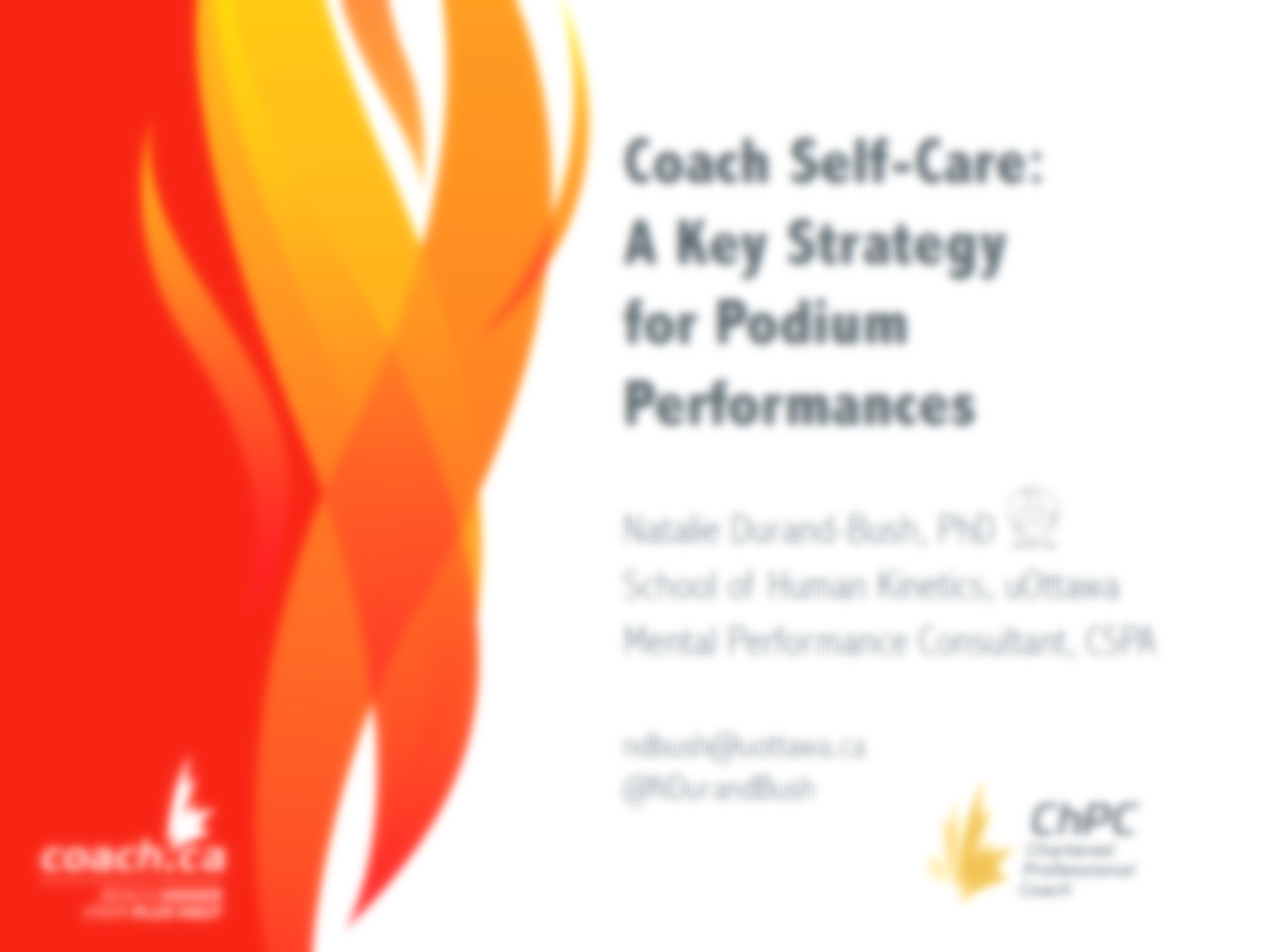 Daily self-care program for coaches