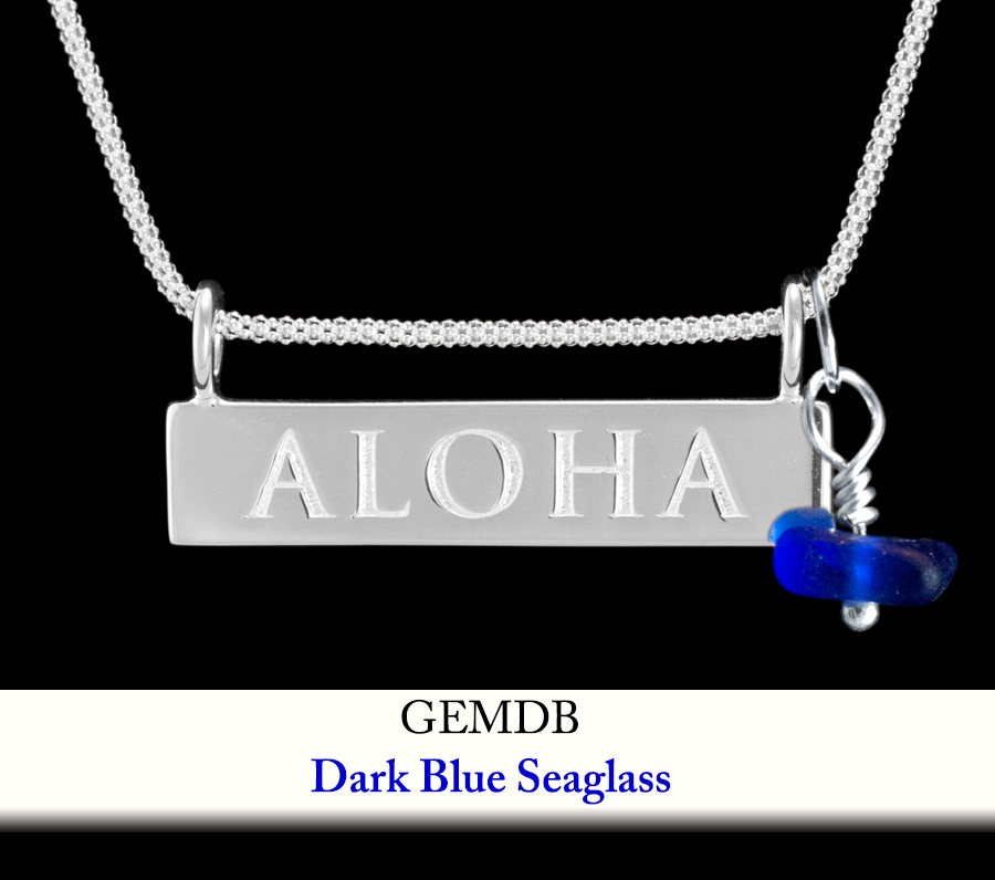 Dark Blue Seaglass Gem Enhancer