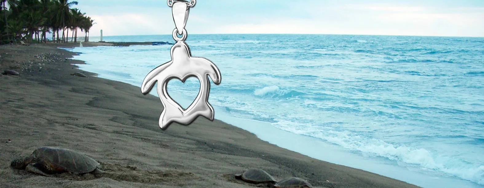 Sterling Silver HonuHeart Necklace