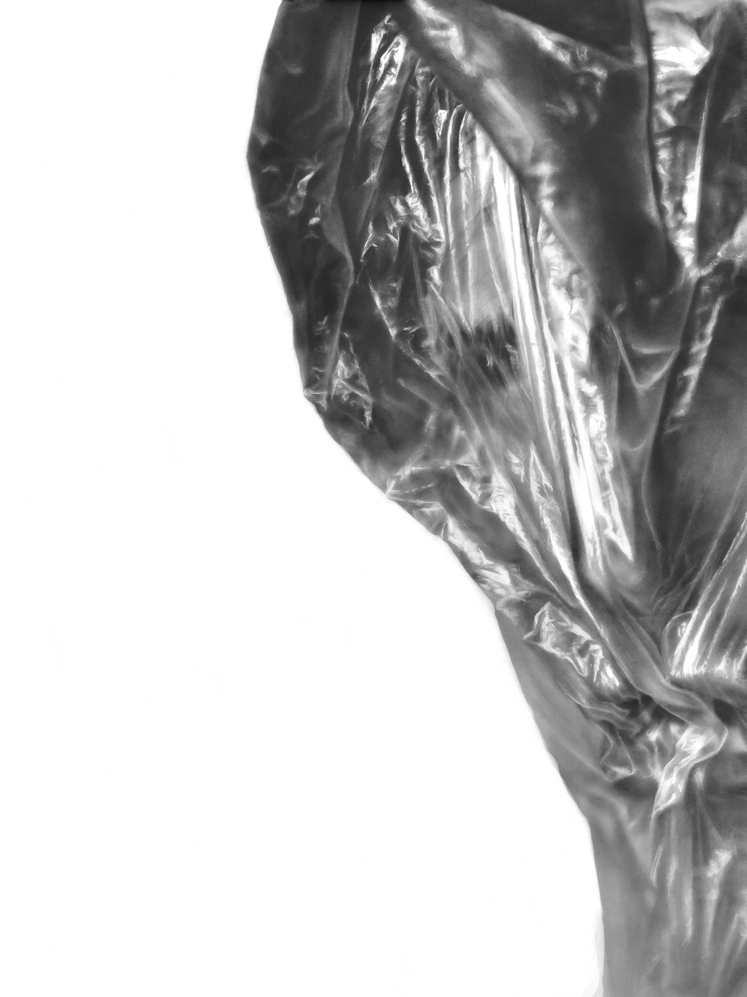Vacuum #10, Graphite on paper, 50 x 38 inches