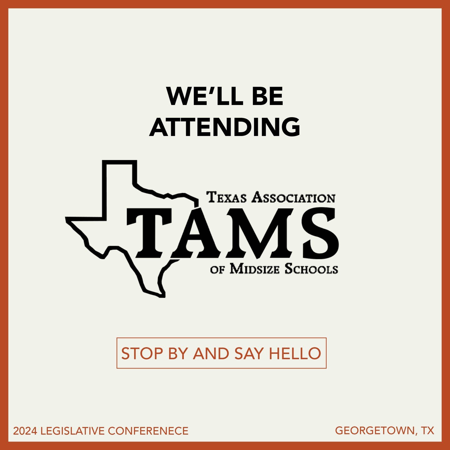 We&rsquo;re heading to Georgetown this week for the TAMS Legislative Conference 2024 and golf tournament! Let us know if you&rsquo;ll be attending&mdash;we&rsquo;d love to connect!
#tamsconference #georgetowntx #bootsontheground