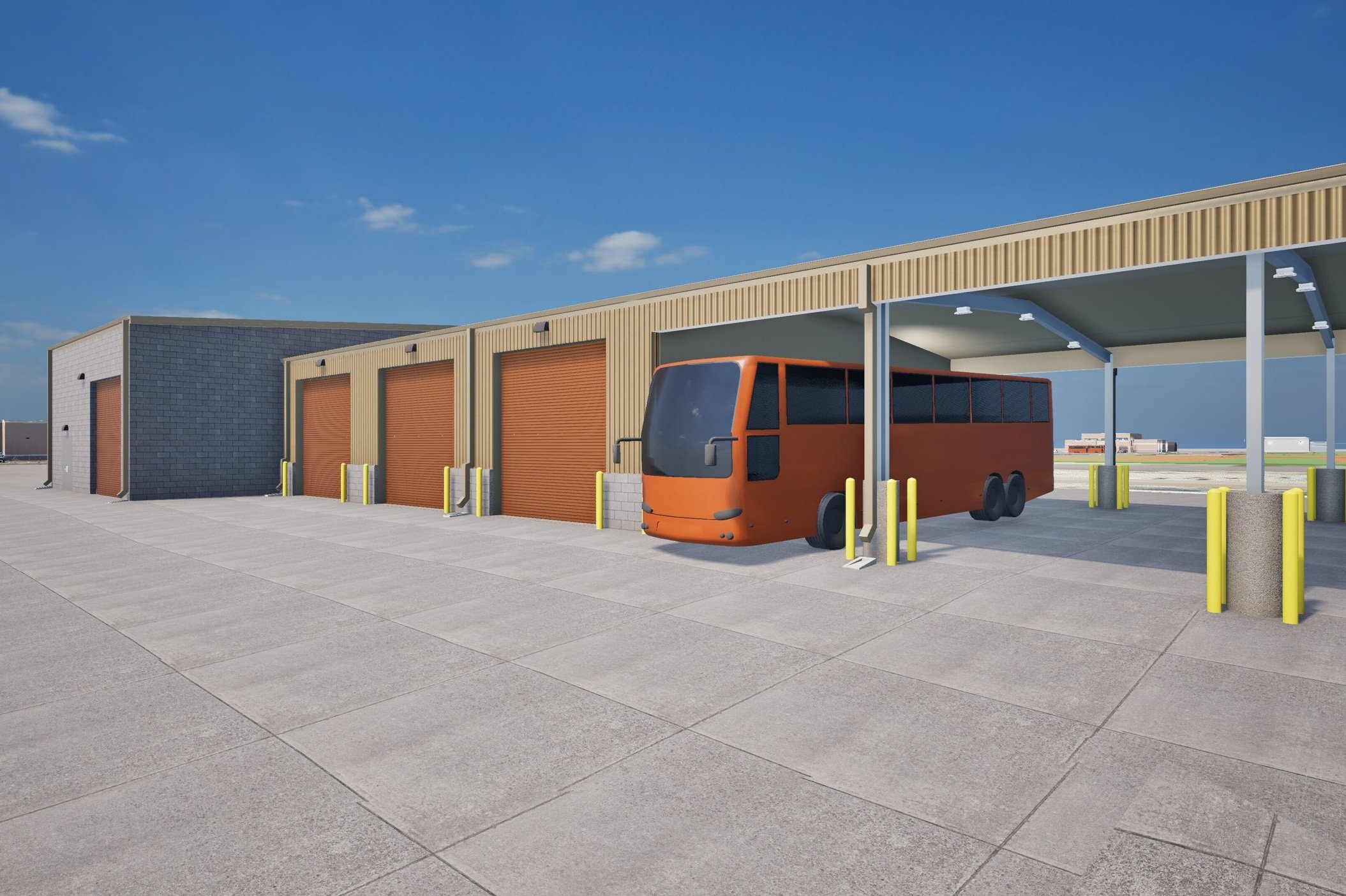 Wink-Loving ISD Bus Barn Facility