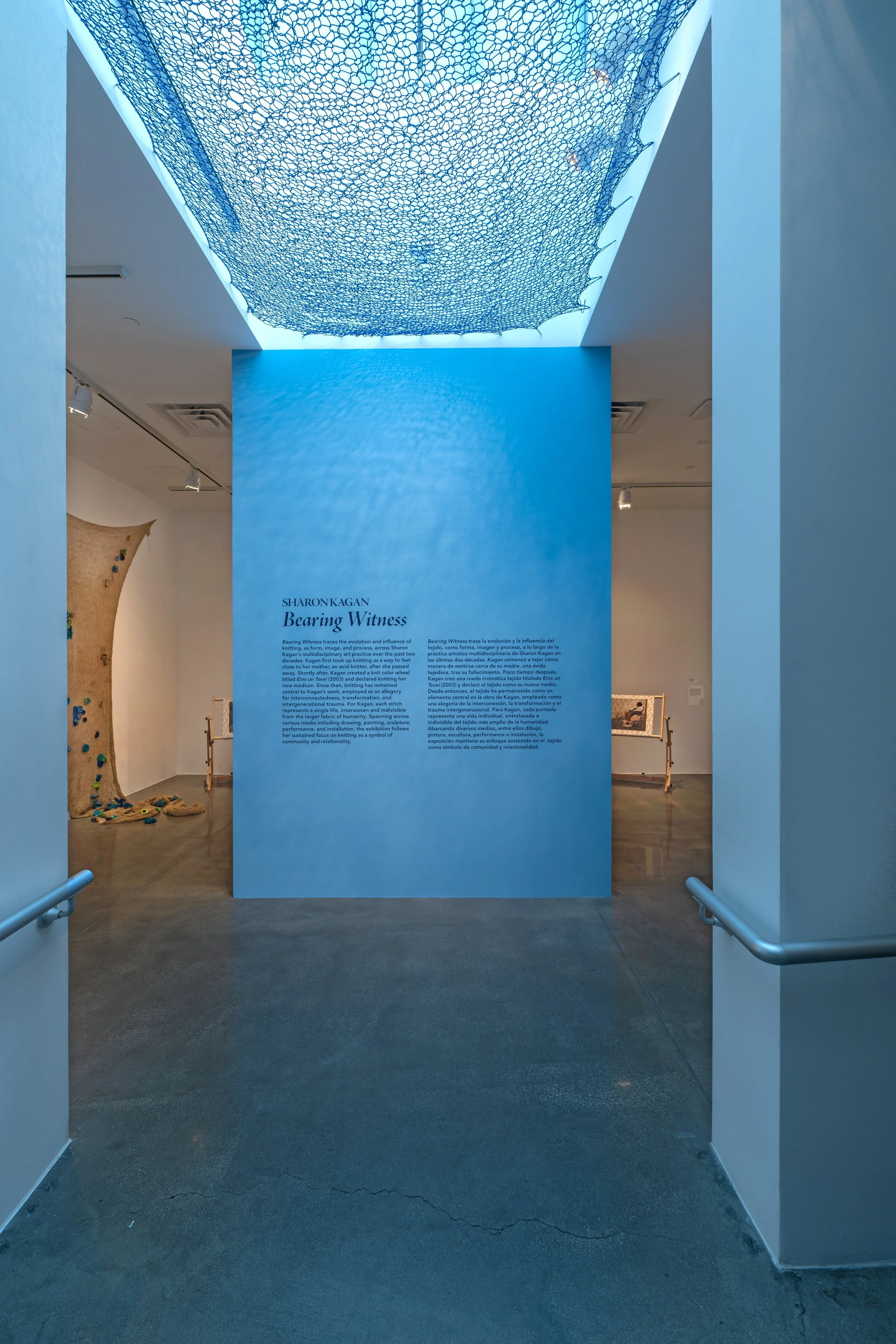From Heaven to Earth, installation in the entryway of Bearing Witness, MOAH 2026
