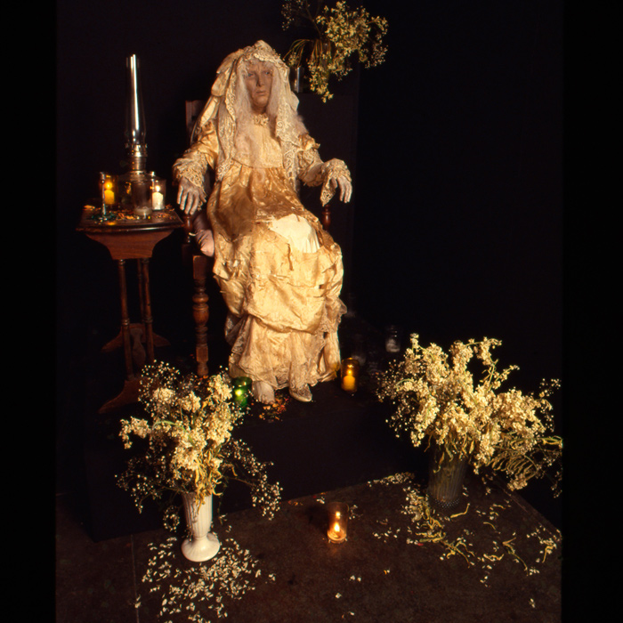 Miss Havisham, 1978, 2/3 life-size, installation at Dunaway O'Neill, Santa Monica CA