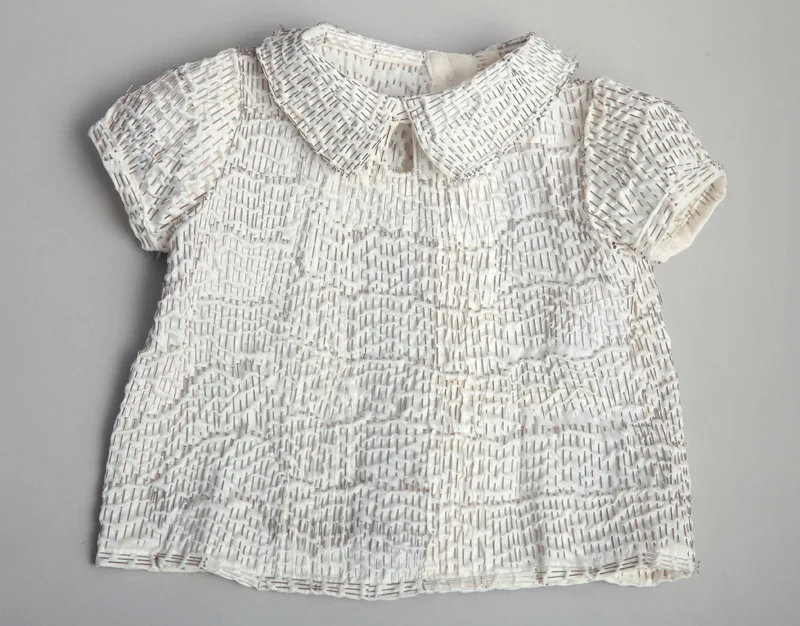 Pin Blouse, 2011, mixed media, 11 x 12 x 2 inches