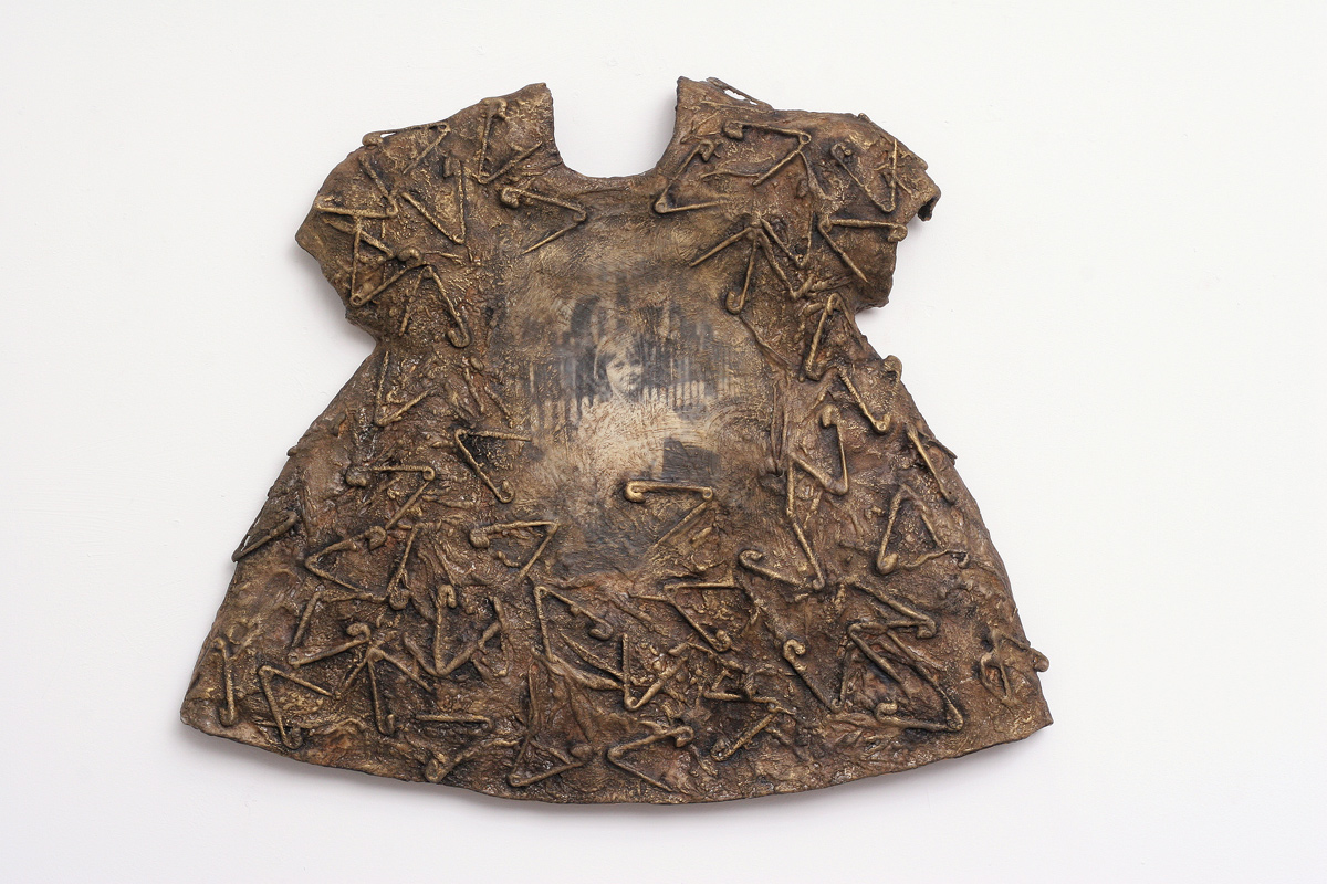 Here, There & Everywhere, 2008, mixed media relief with encaustic, 18 x 21 x 3 inches