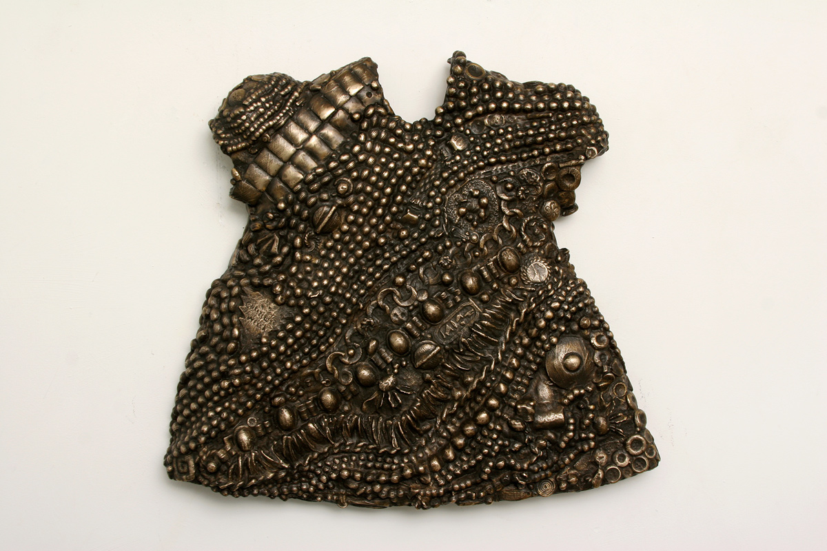 Love’s Armor #2, 2008, bronze relief, edition of nine, 18 x 19 x 2 inches